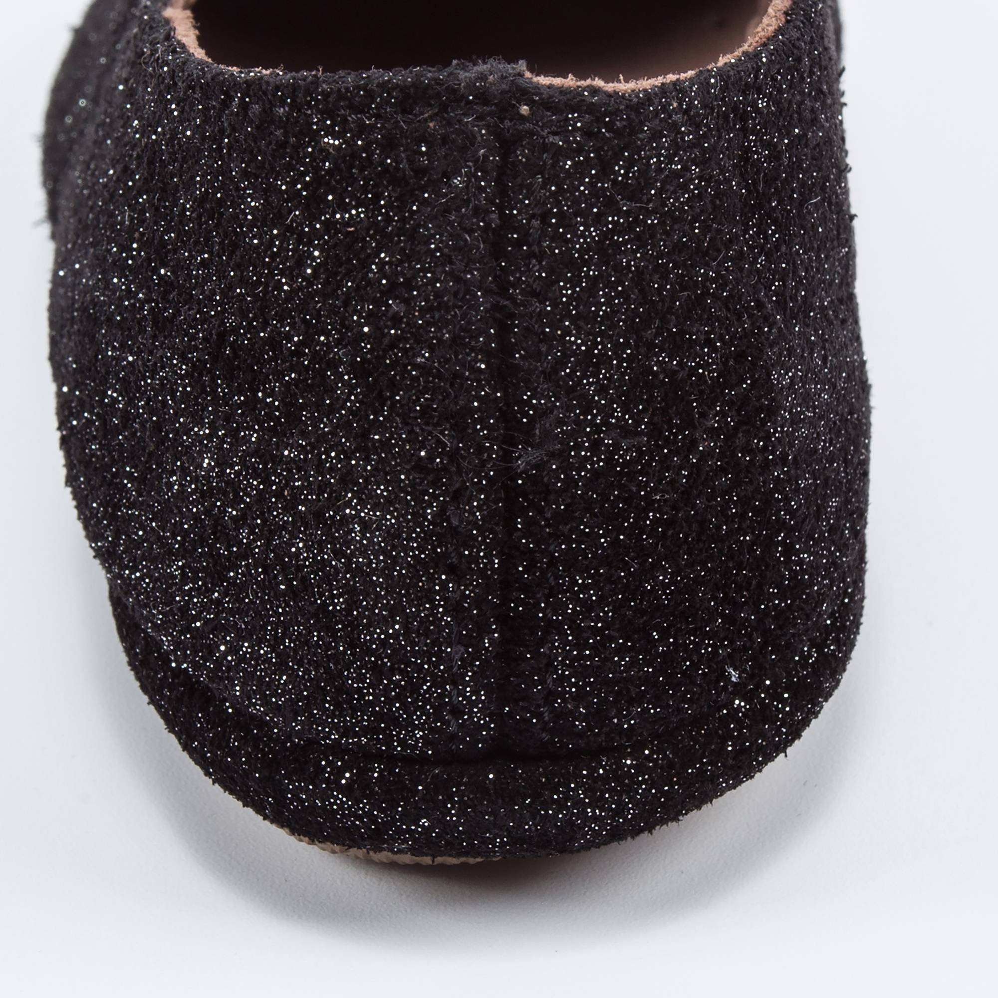 Girls Black "Spsg" Shoes