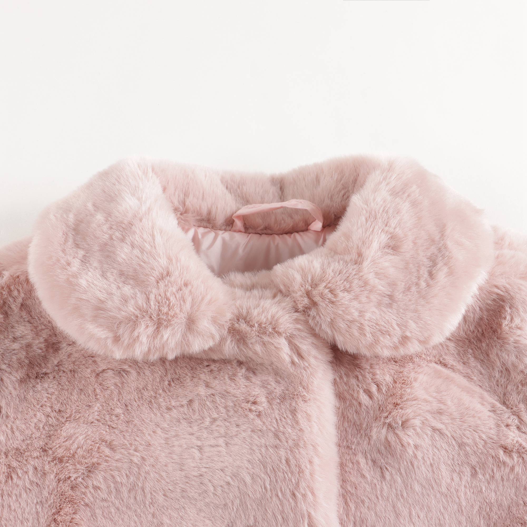 Girls Pink Padded Coat