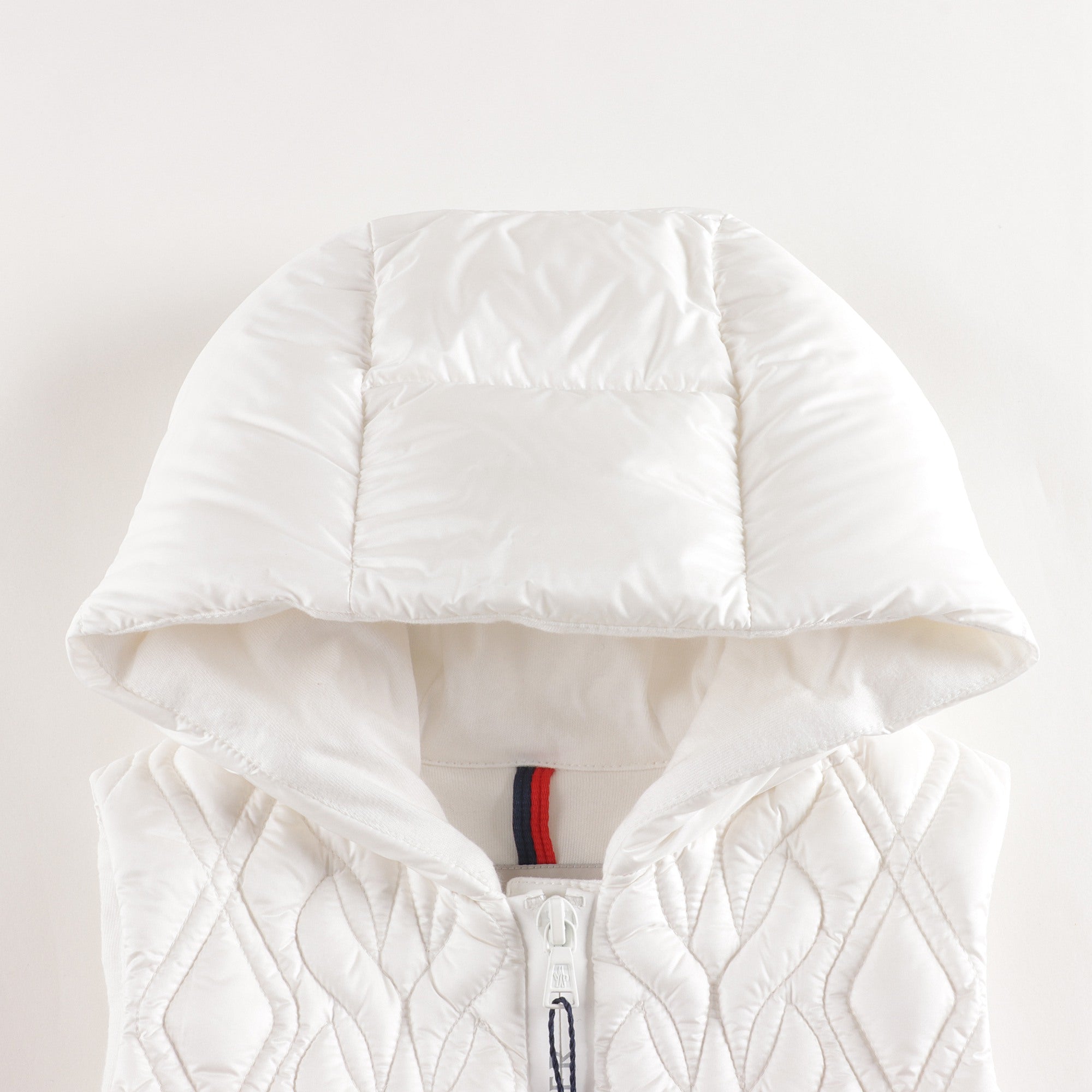 Baby Girls White "ENIS" Padded Down Gilet