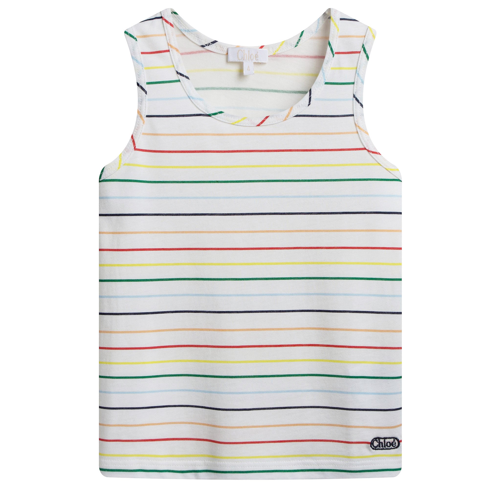 Girls 2 In 1 Striped T-Shirt