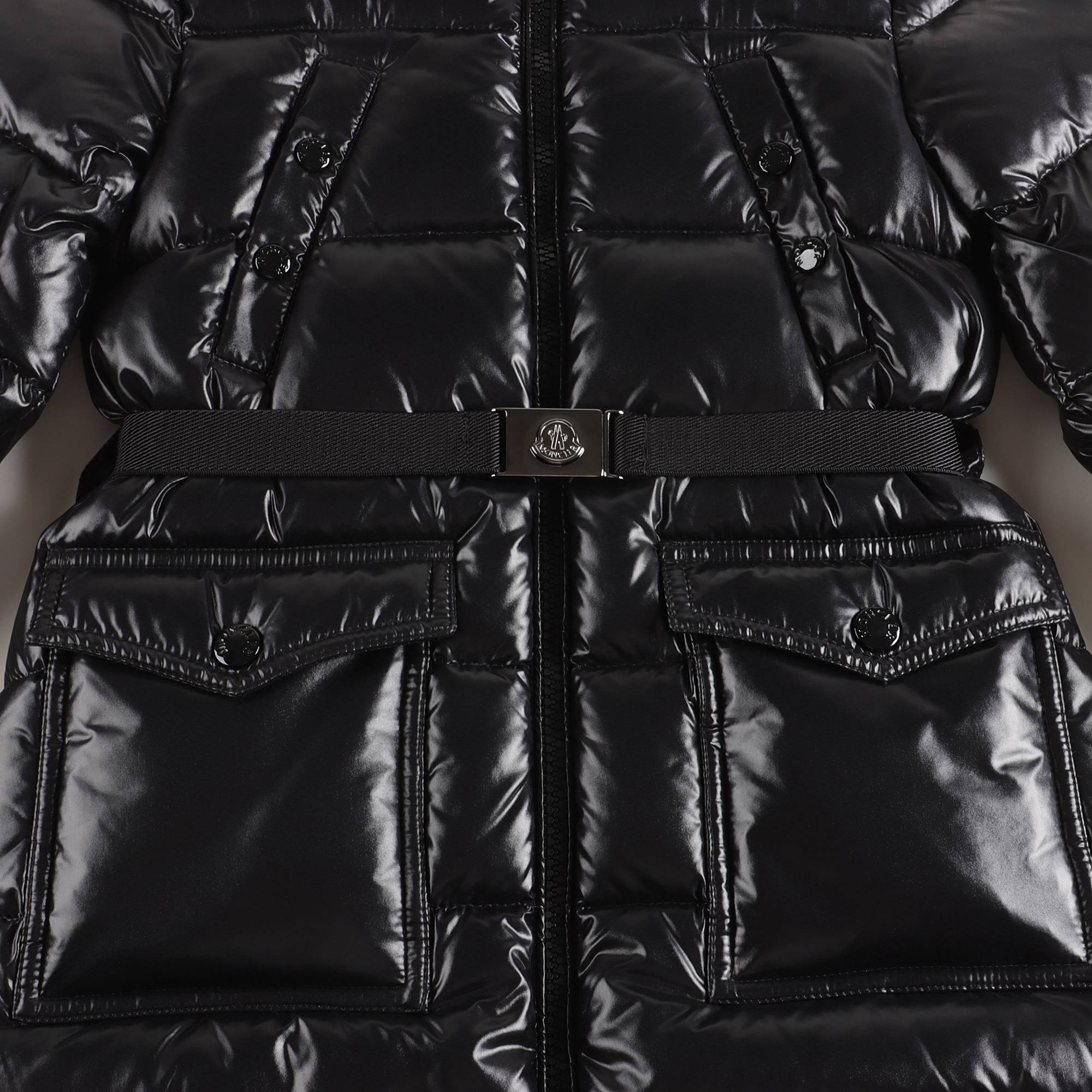 Girls Black "FRAGONT" Padded Down Coat