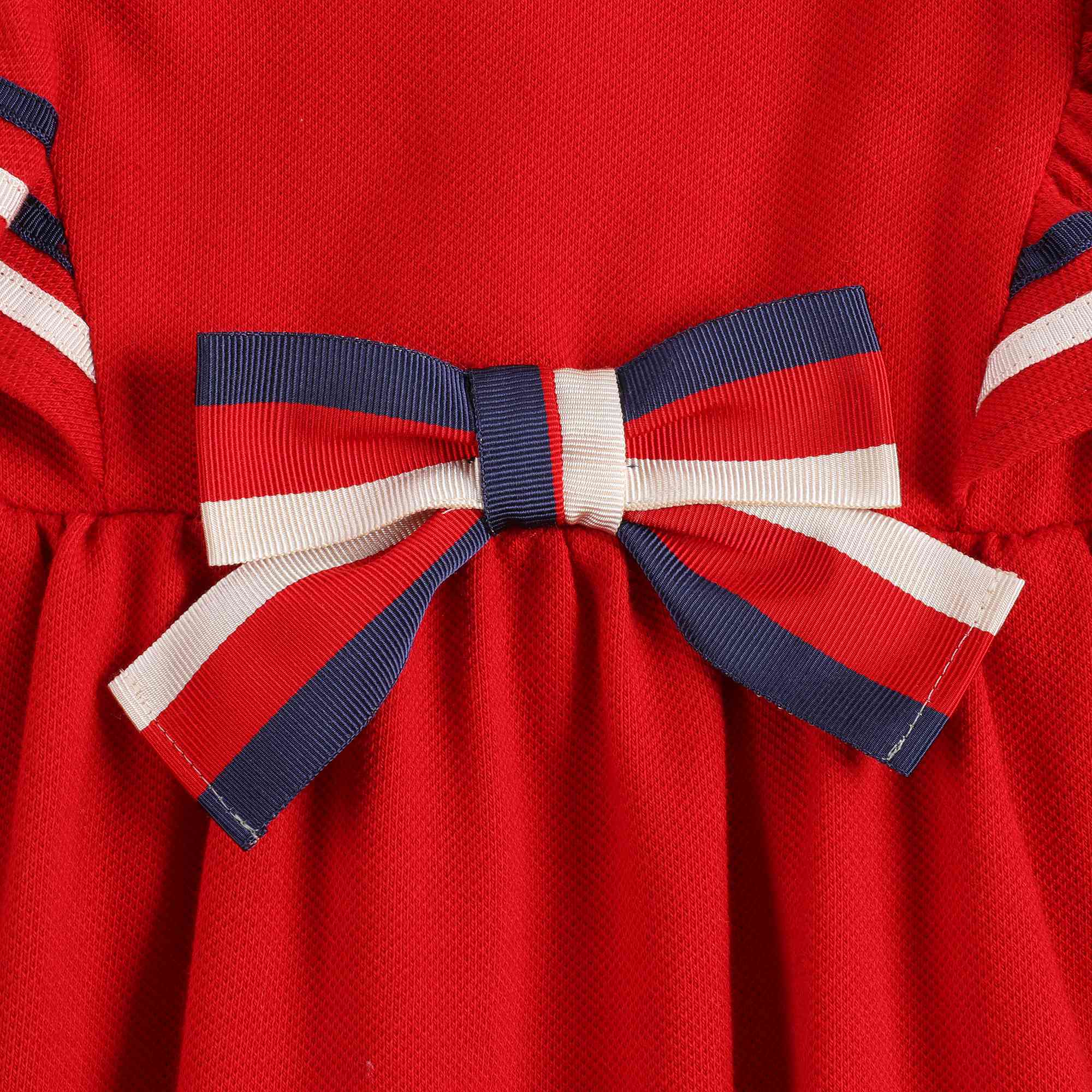 Baby Girls Red Cotton Dress