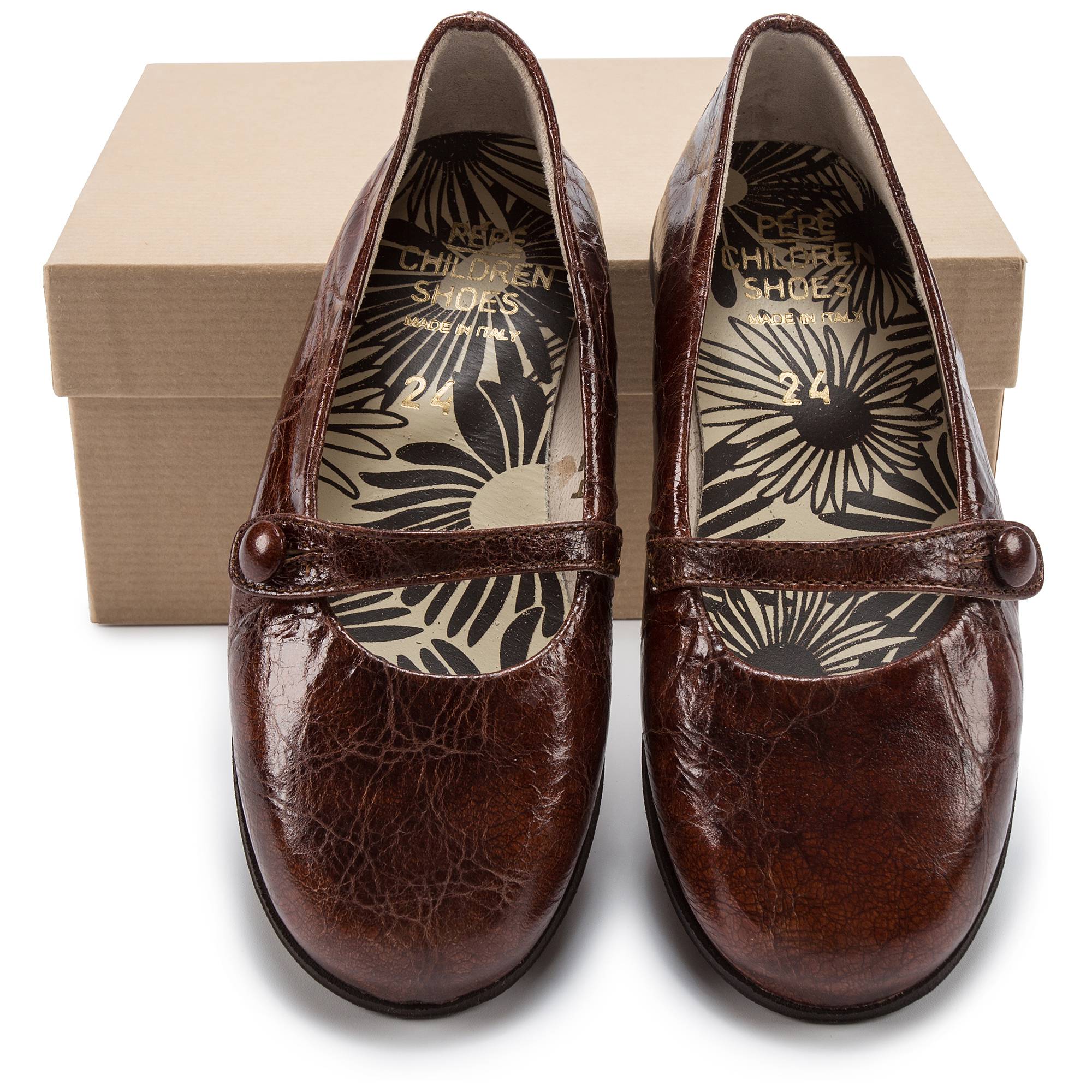 Girls Cappuccino Gleam Shoes