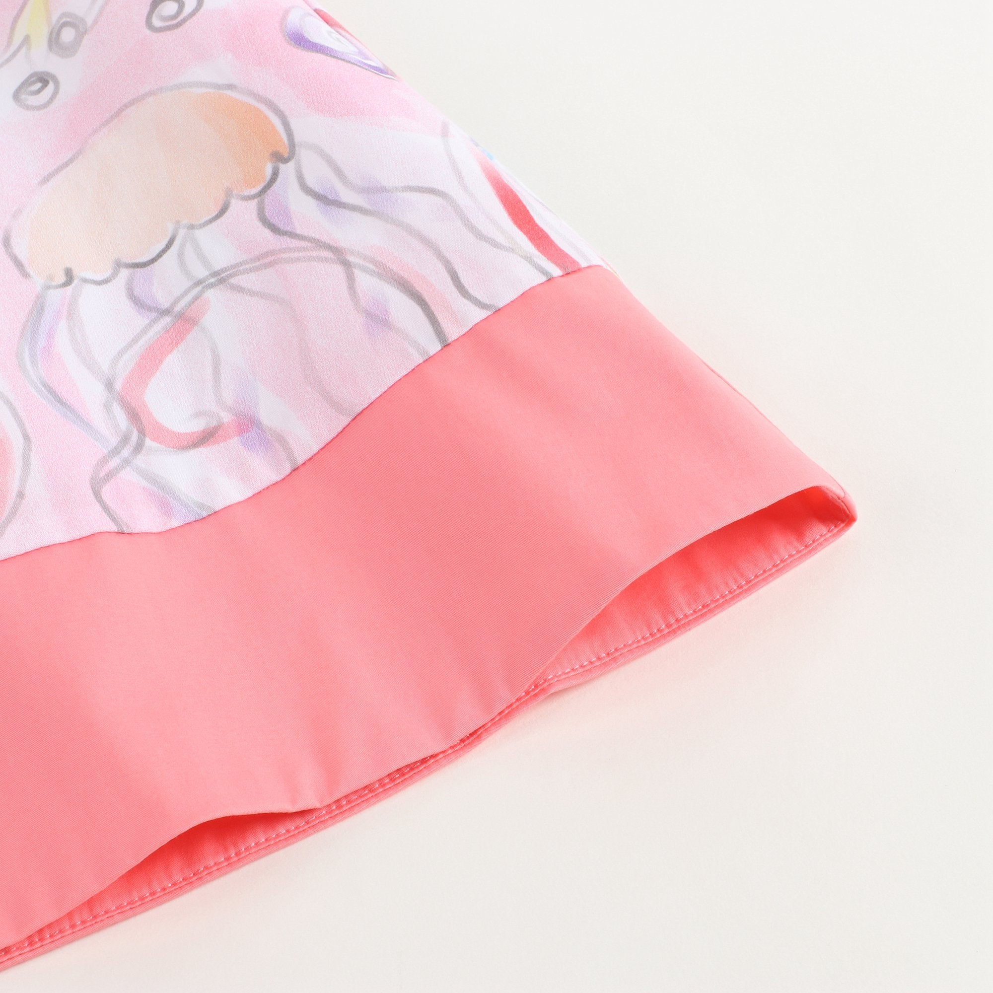 Girls Pearl Pink Cotton Dress