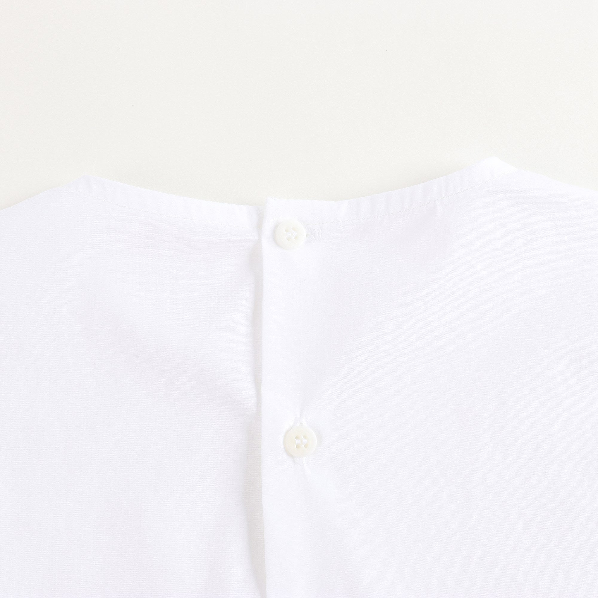 Girls White Cotton Shirt