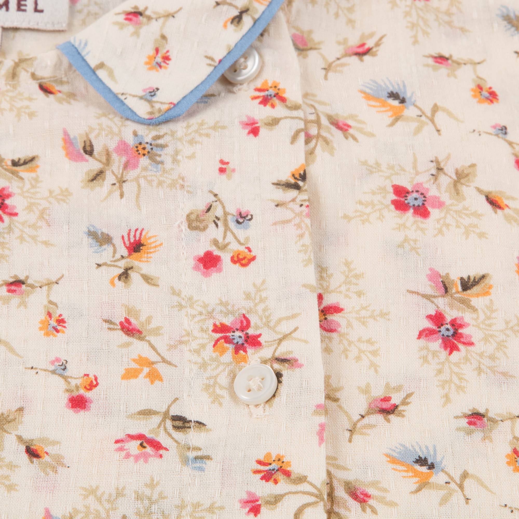 Girls Pink Printed Cotton Woven T-shirt