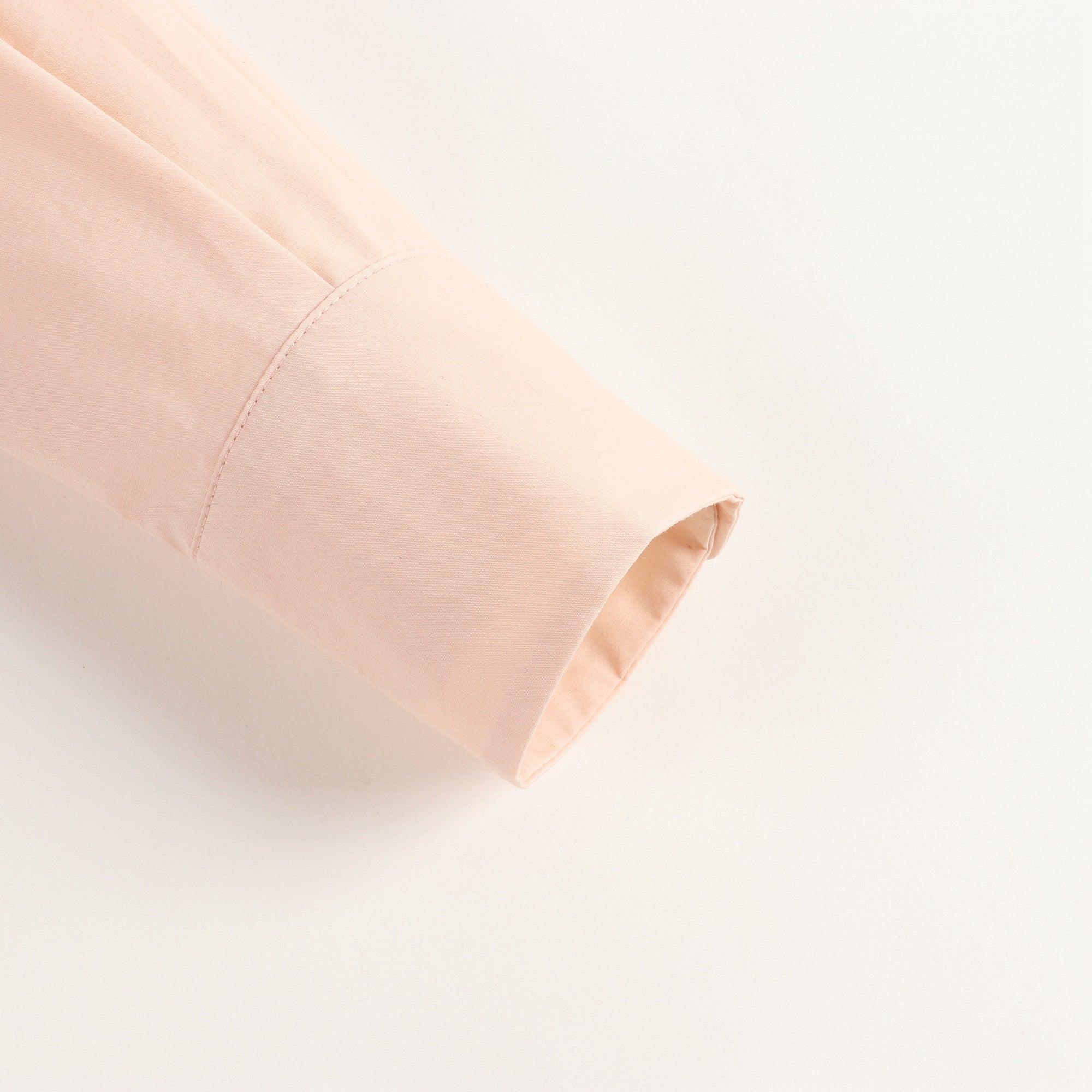 Girls Cream Pink Cotton Shirt