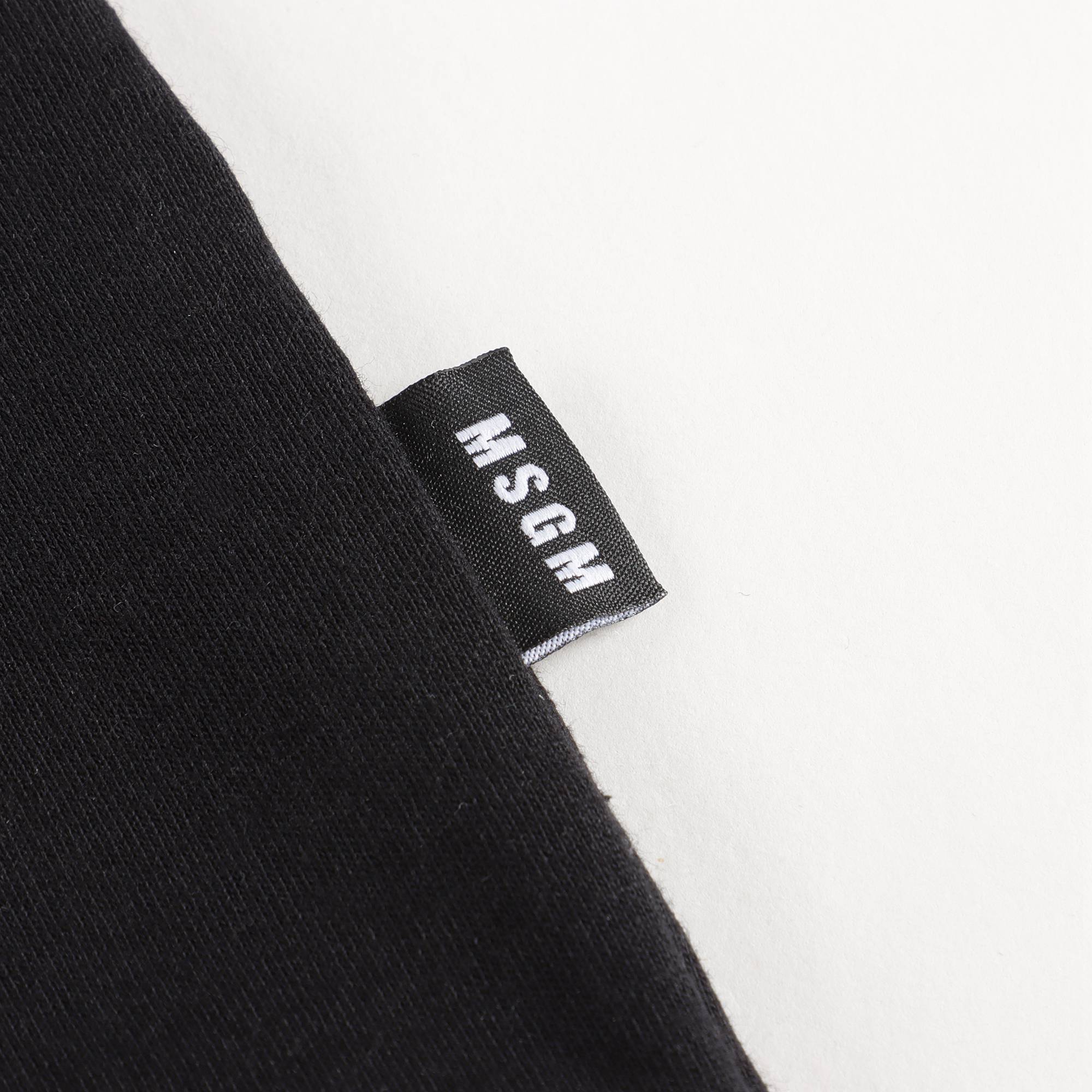 Girls Black Logo Cotton T-Shirt