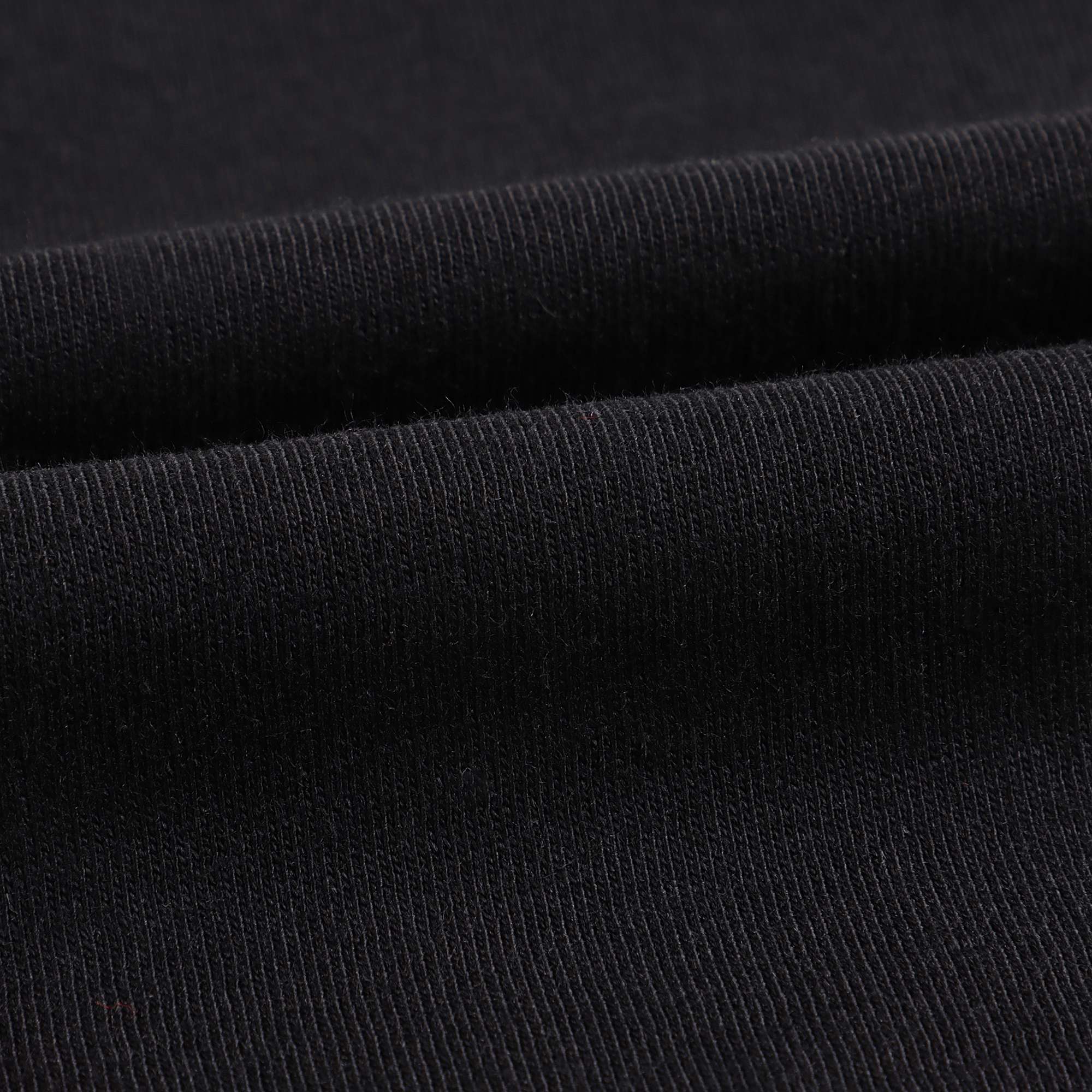 Girls Black Logo Cotton T-Shirt