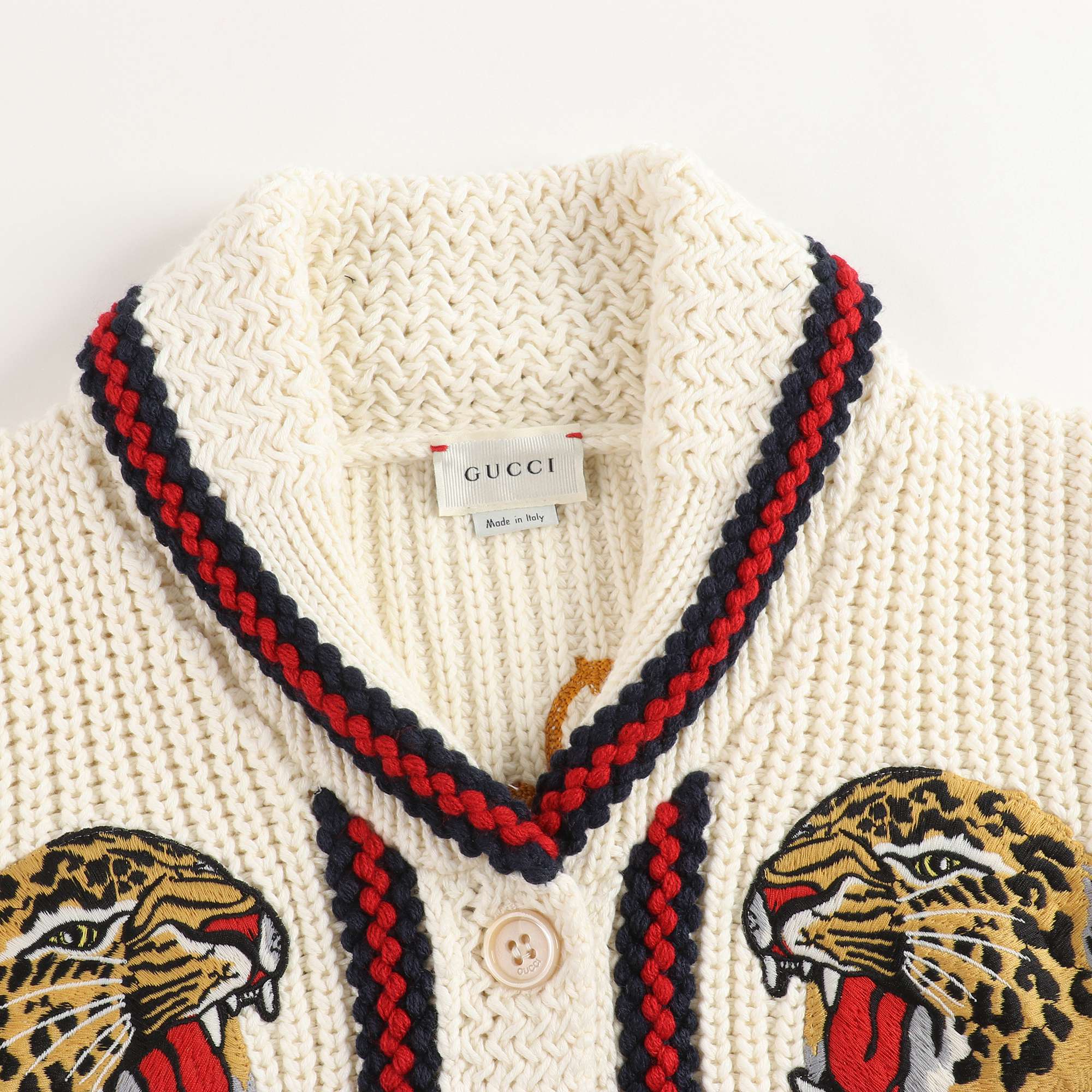 Girls White Embroidery Cardigan
