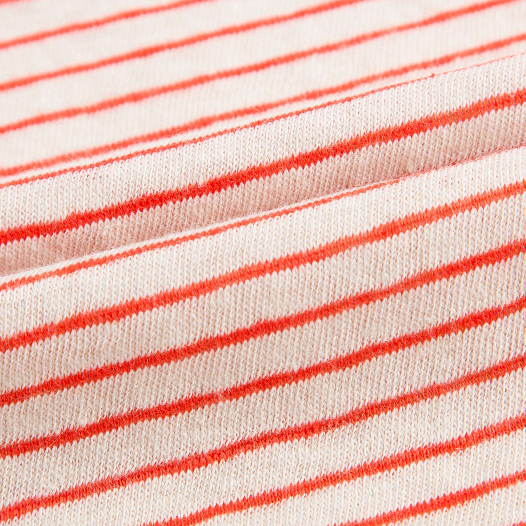 Baby Girls Bright Orange Striped T-shirt