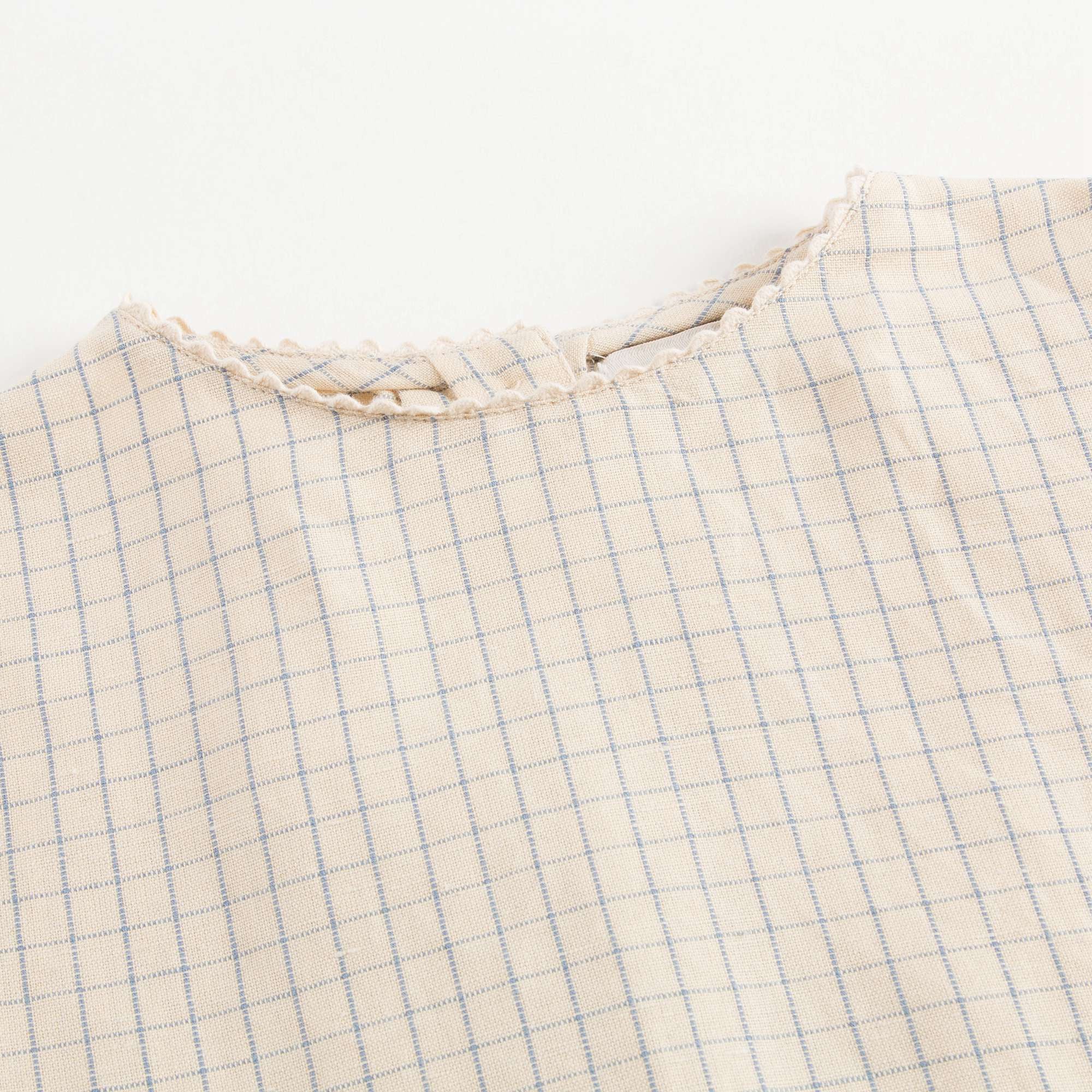Girls Rustic Check Woven Blouse
