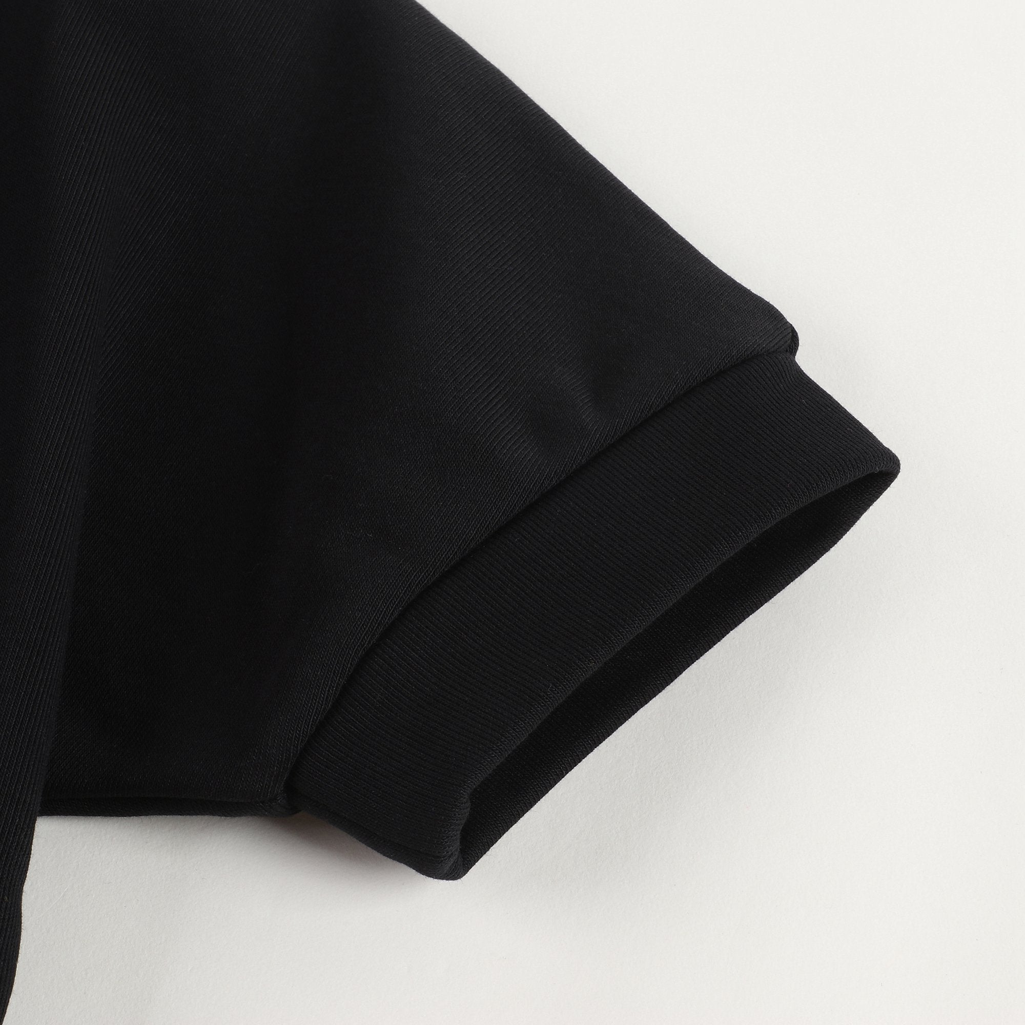 Girls Black Logo Cotton Dress