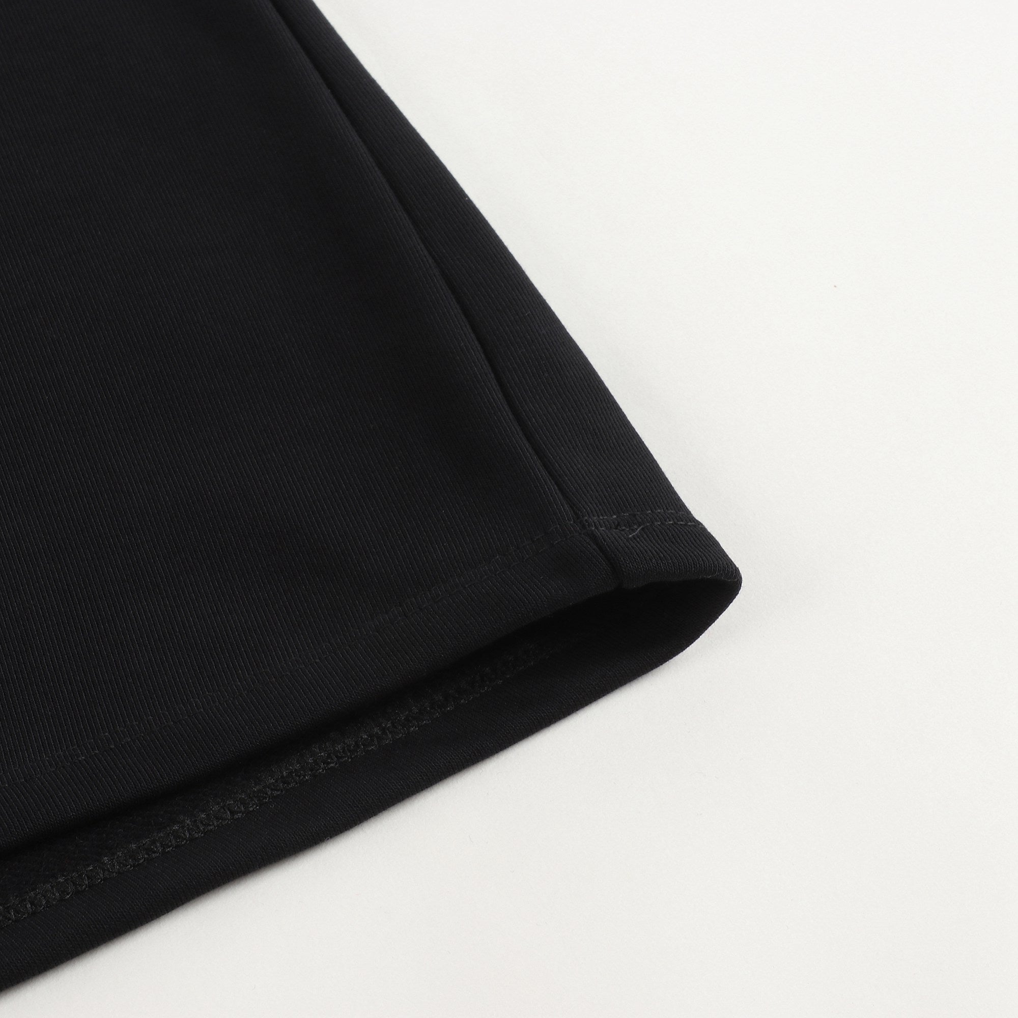 Girls Black Logo Cotton Dress