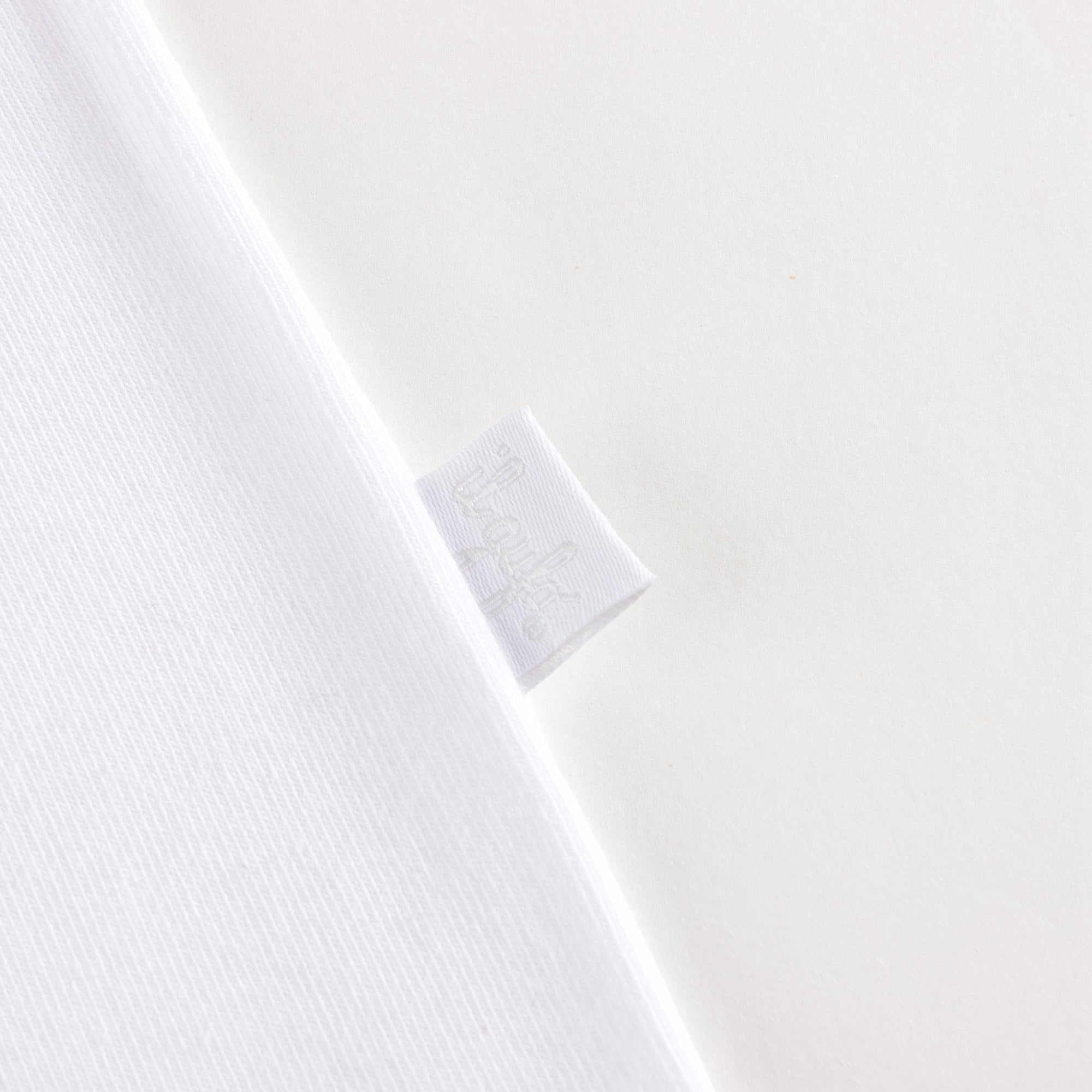 Girls White Cotton T-Shirt