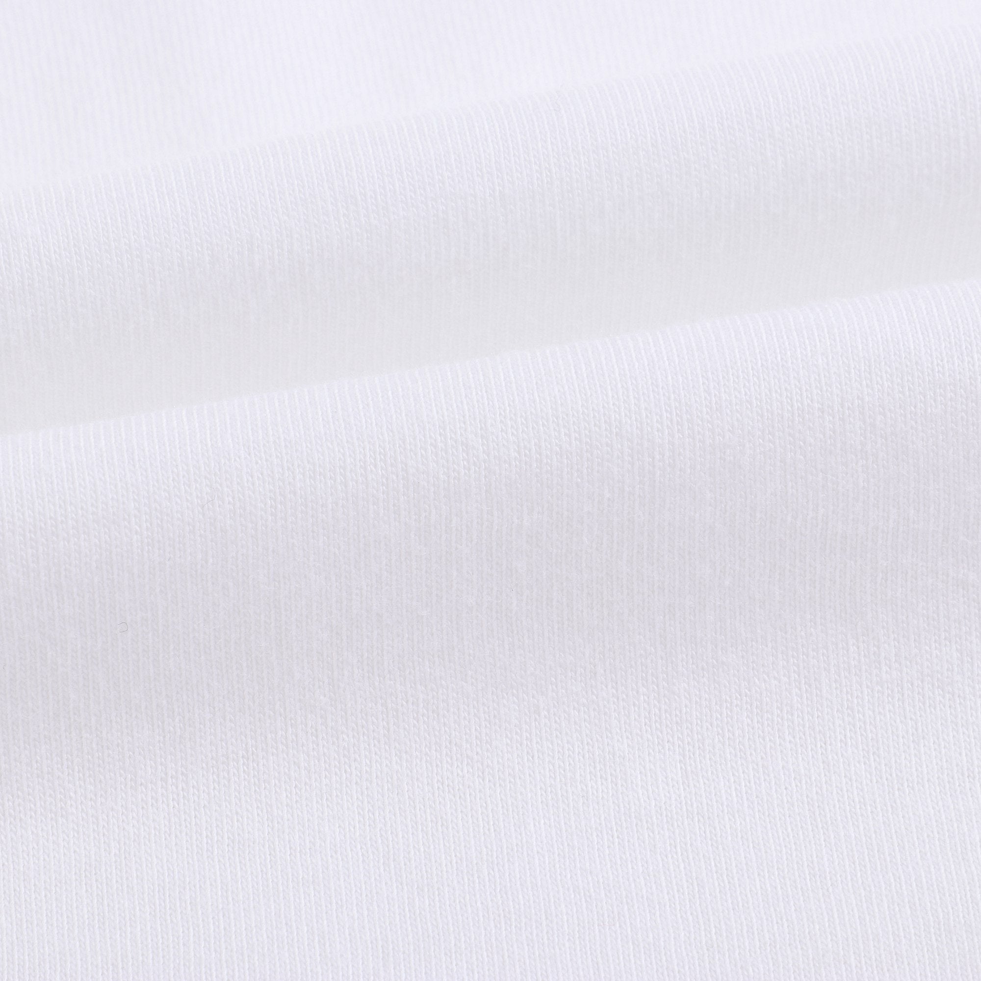 Girls White Cotton T-shirt