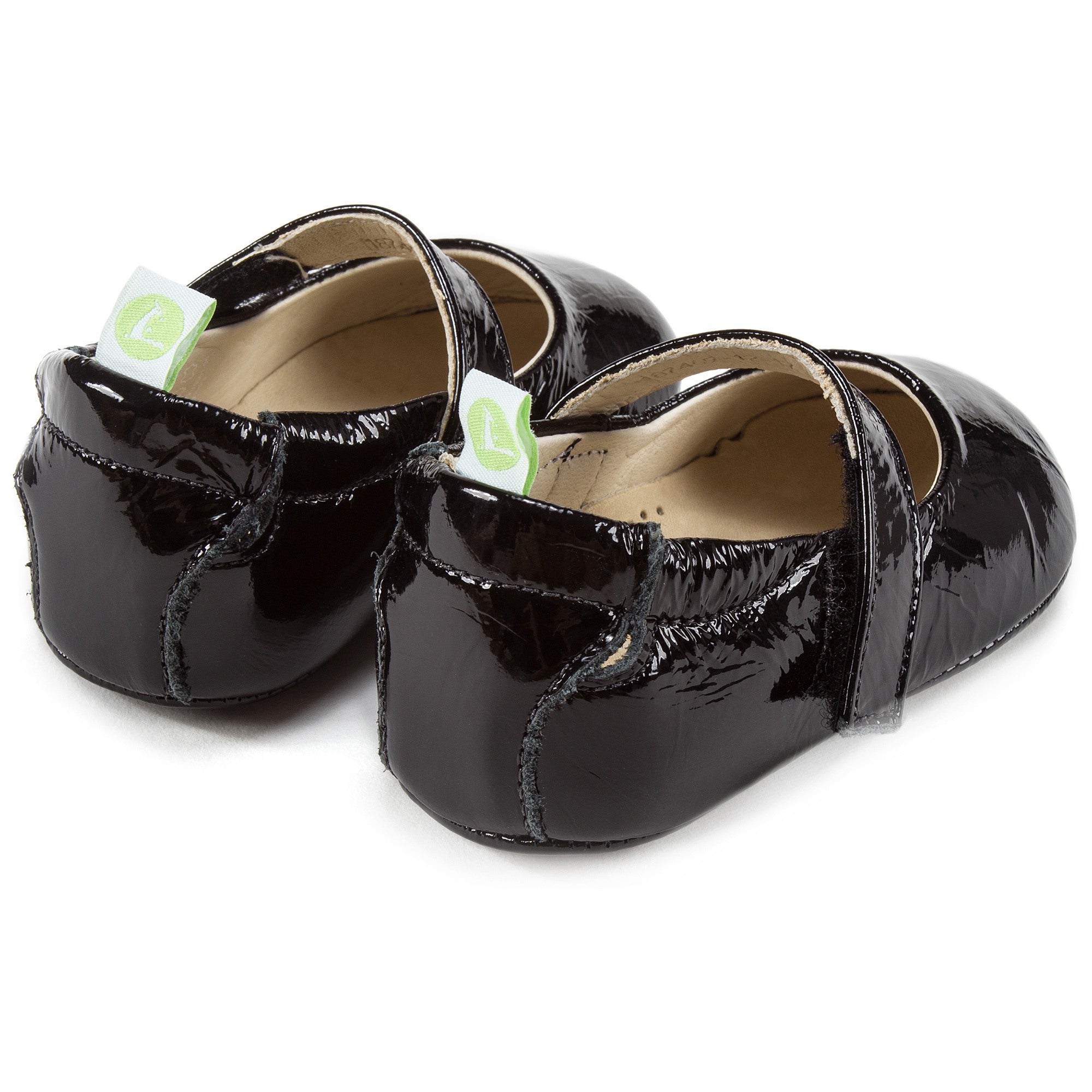 Baby Girls Patent Black Leather Shoes