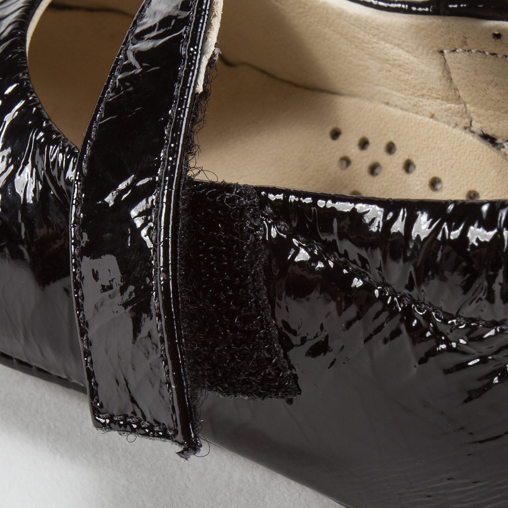 Baby Girls Patent Black Leather Shoes