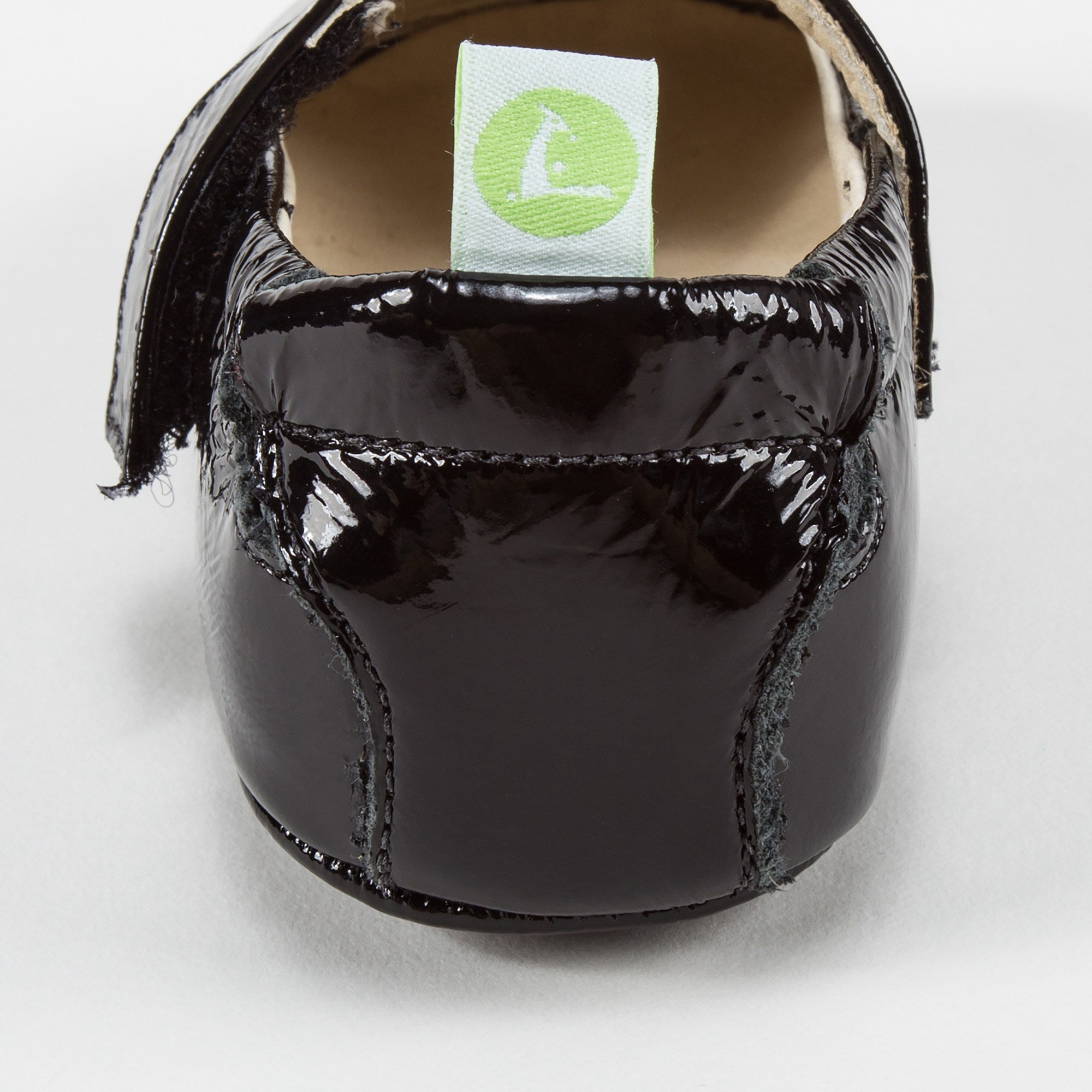 Baby Girls Patent Black Leather Shoes