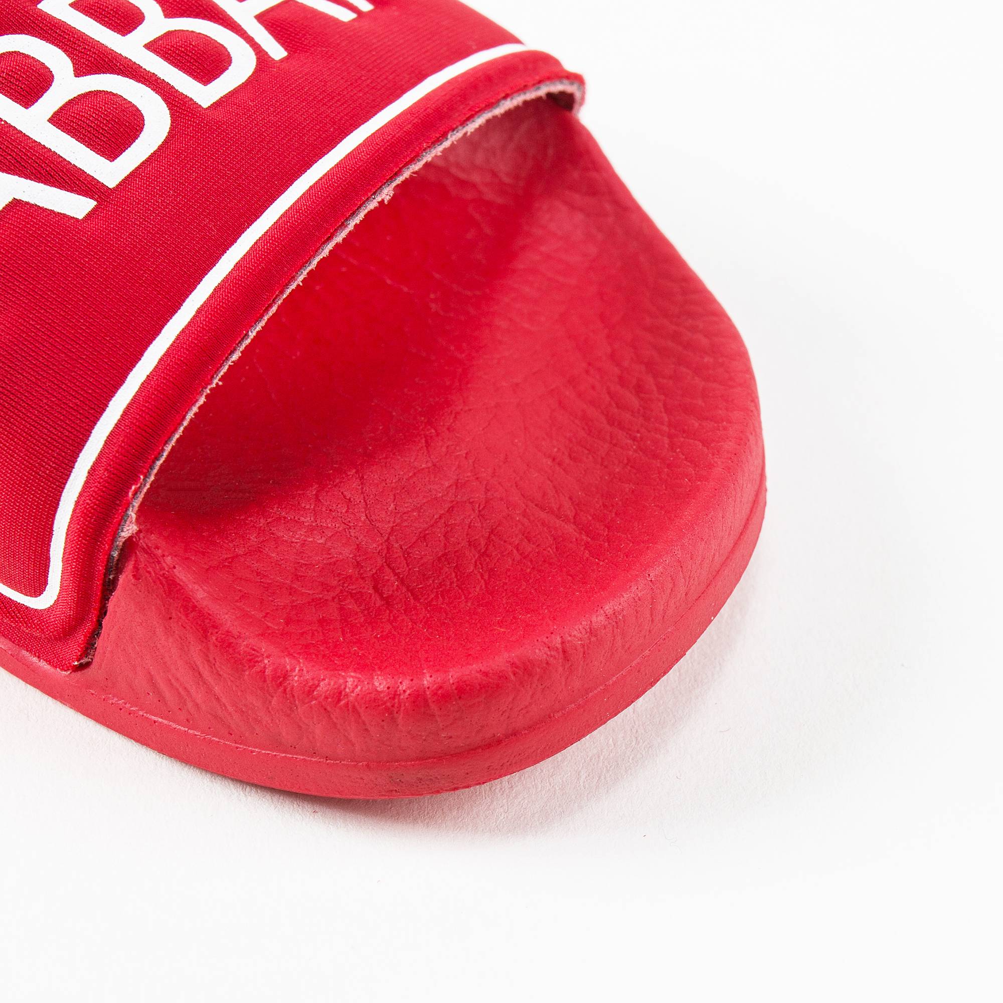Girls Red Logo Sandals