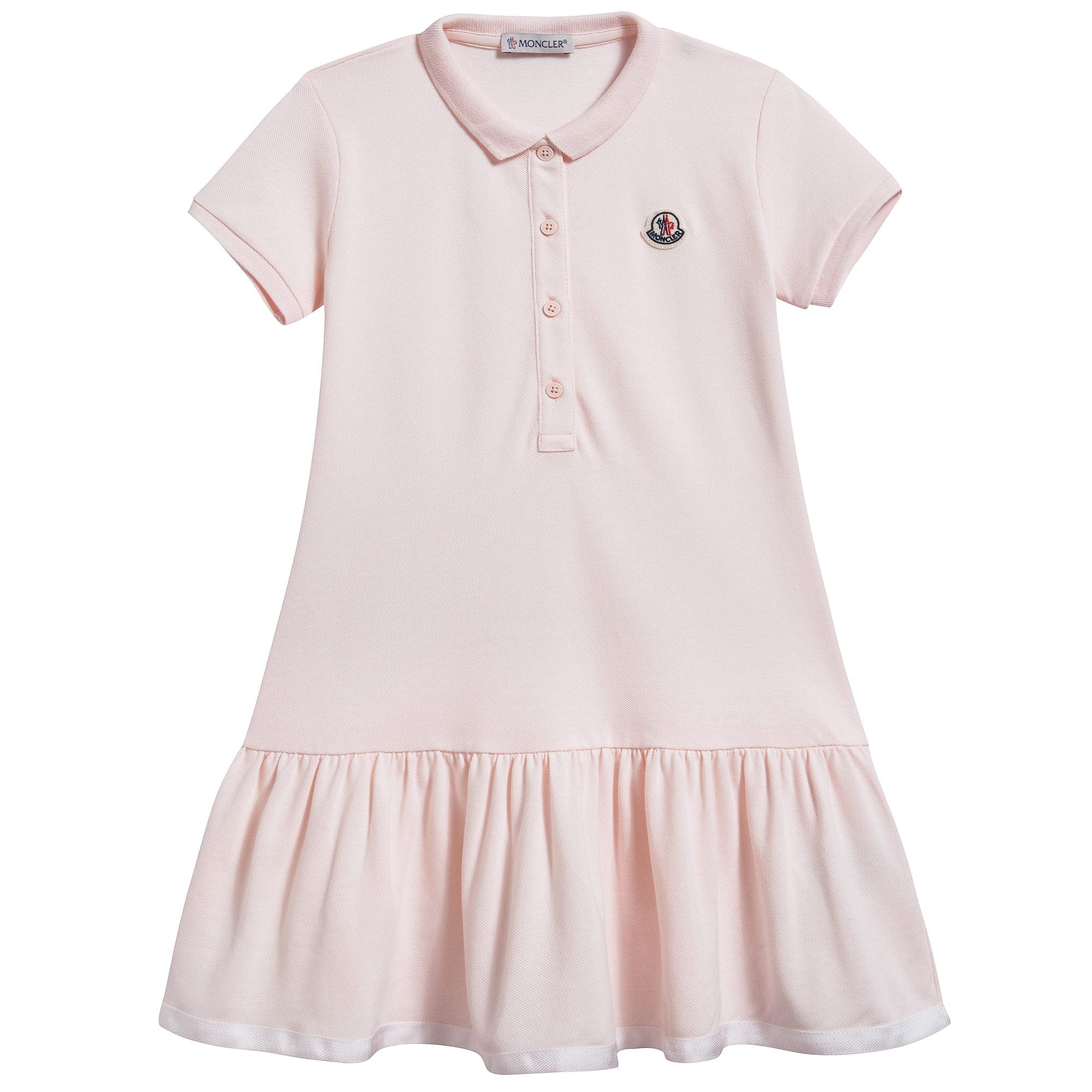 Girls Pink "Abito  Maniche  Corte" Dress