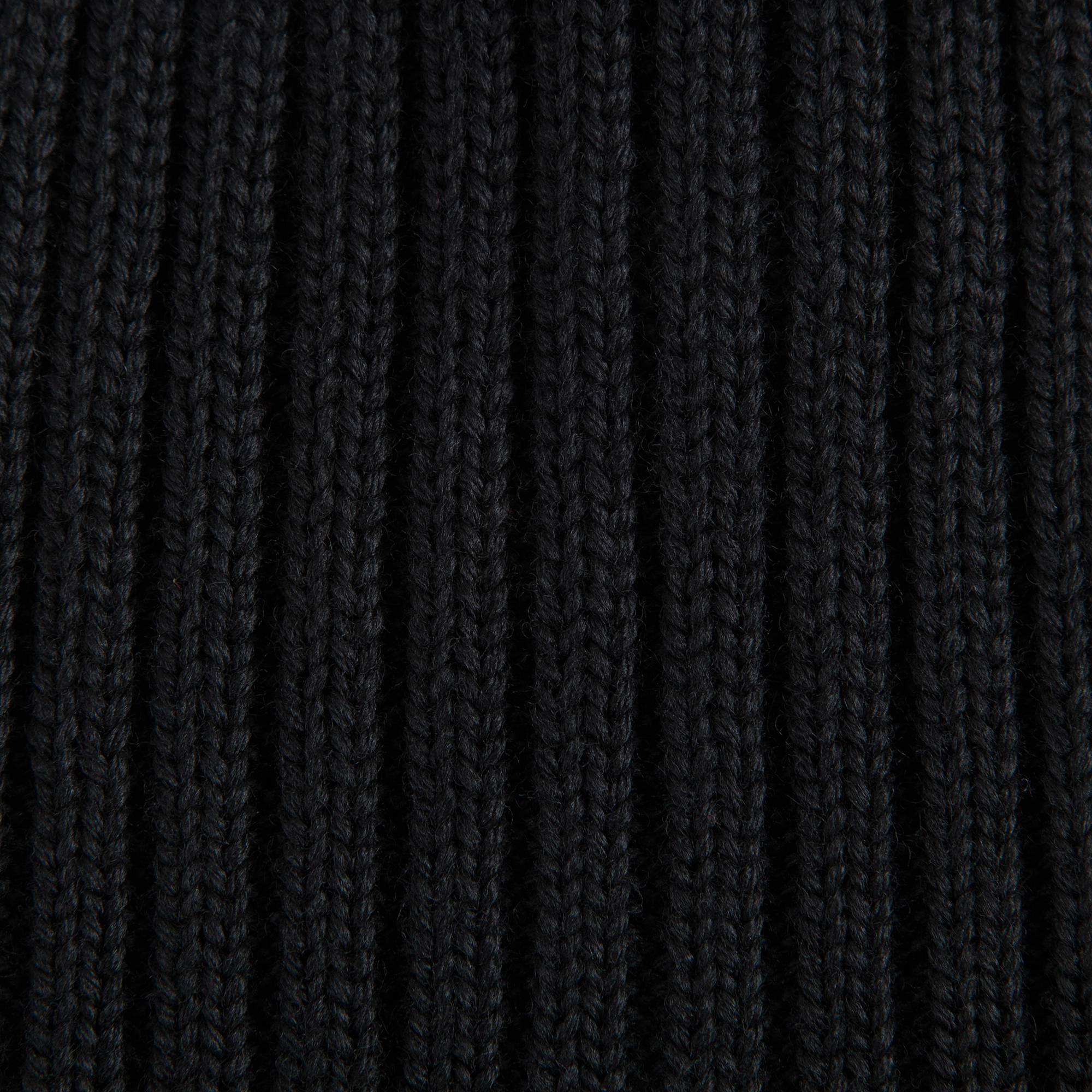 Girls Black "BERRETTO" Virgin Wool Hats