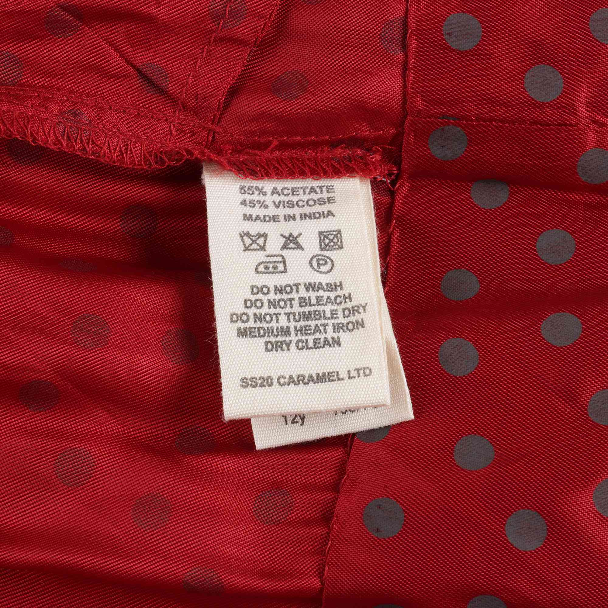 Girls Red Dots Skirt