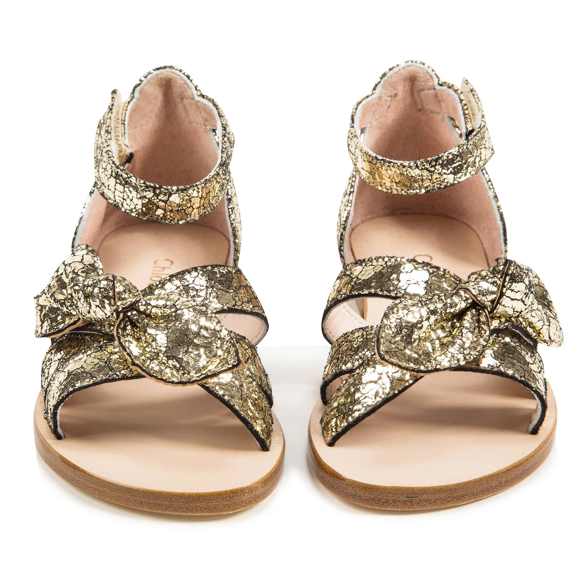Girls Dore Cuir Sandals