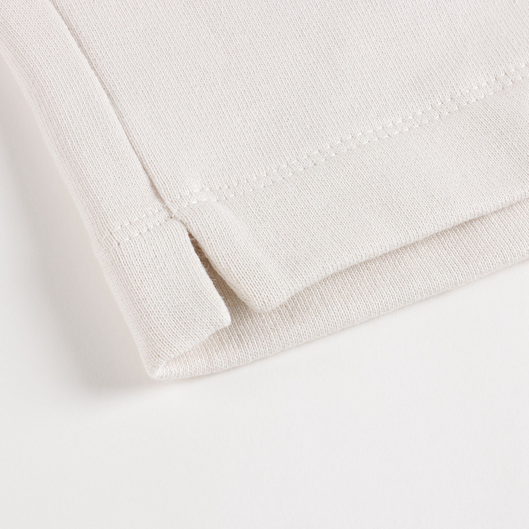 Girls White Cotton Shorts