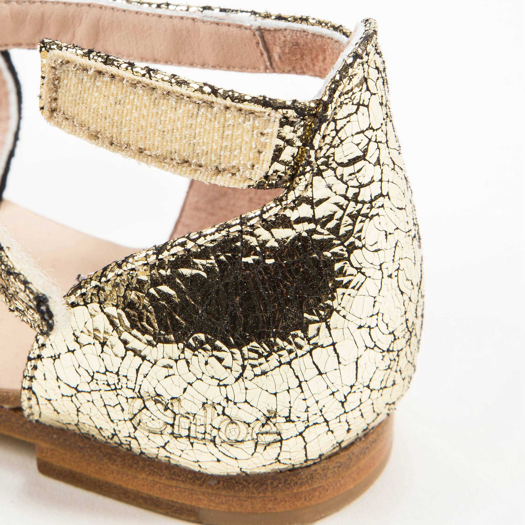 Girls Dore Cuir Sandals