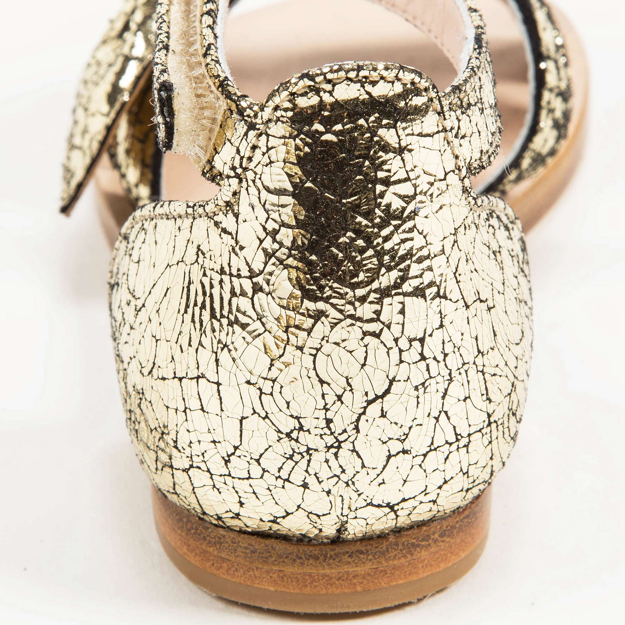 Girls Dore Cuir Sandals