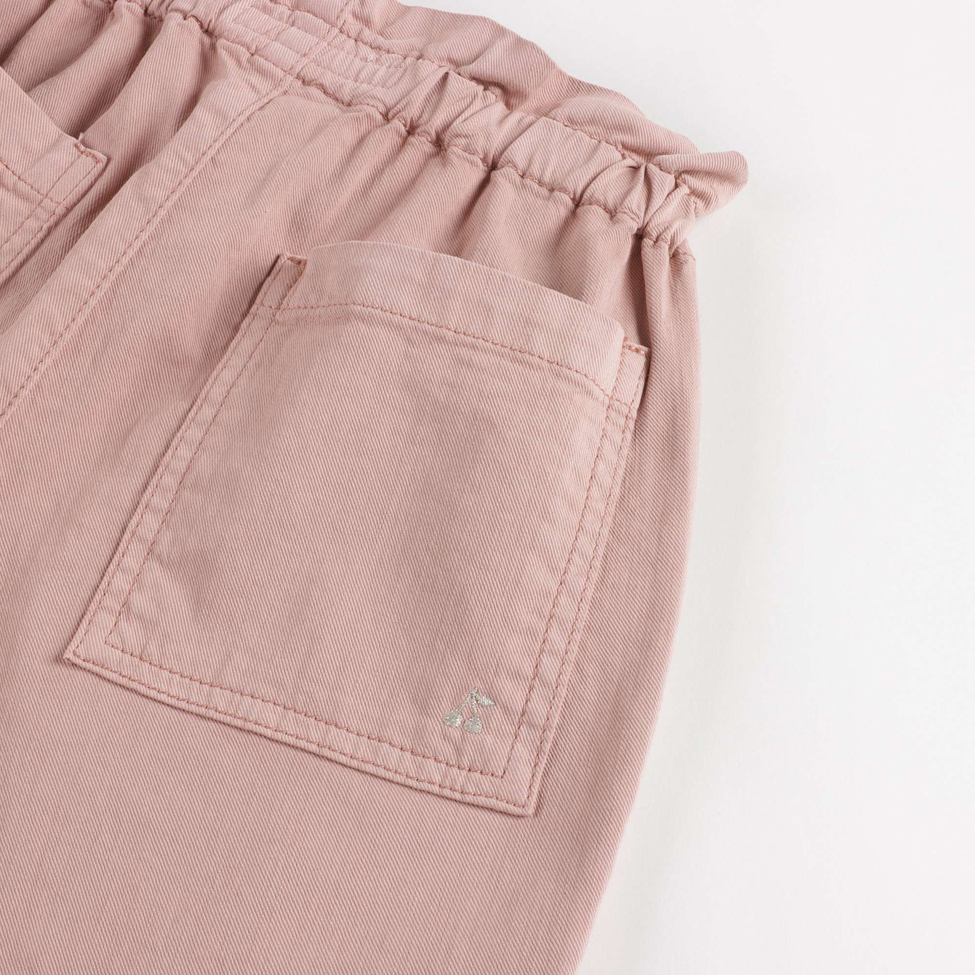 Girls Pink Cotton Trousers