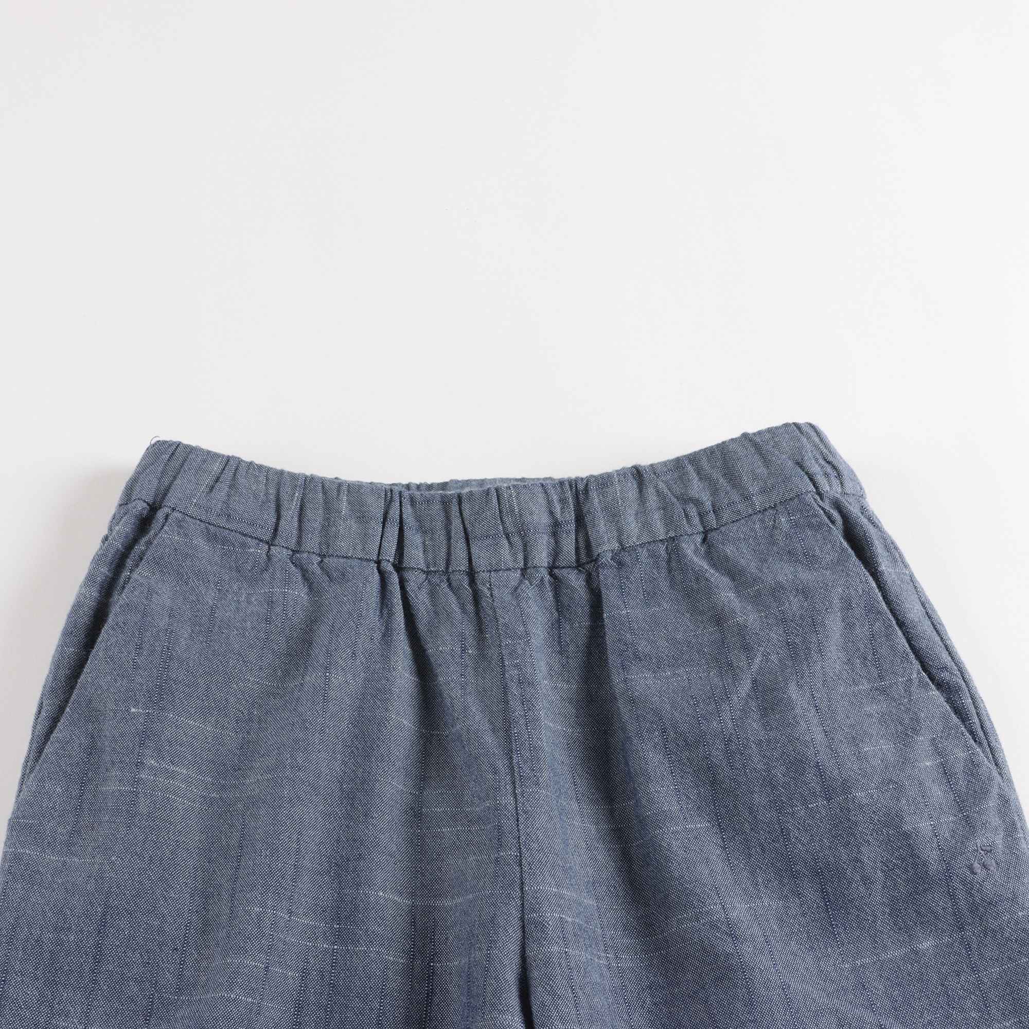 Girls Blue Cotton Trousers