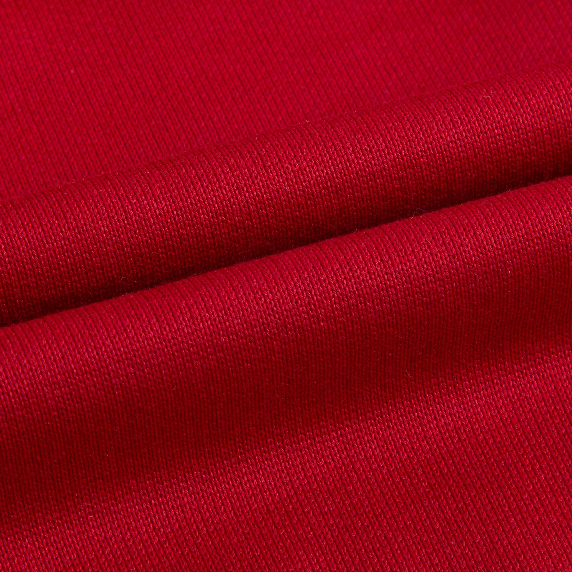 Babys Red Printed Cotton Coat