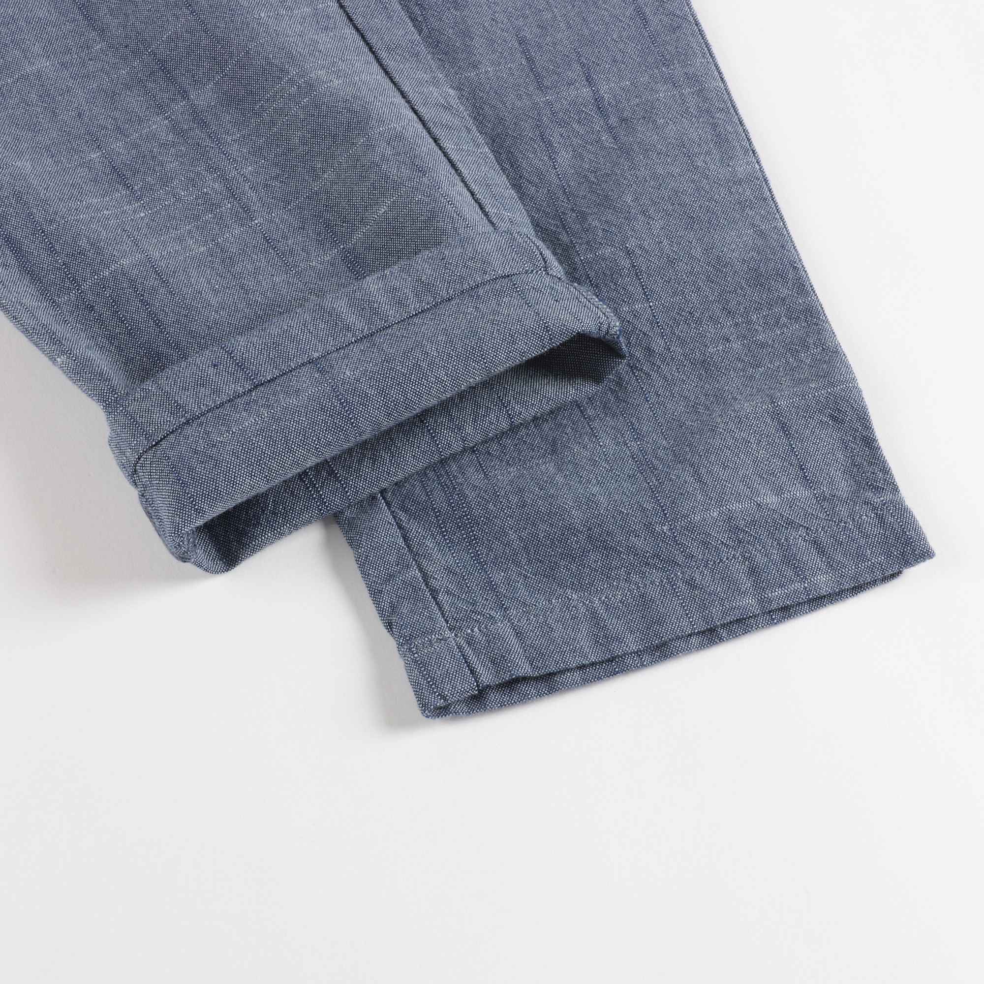 Girls Blue Cotton Trousers