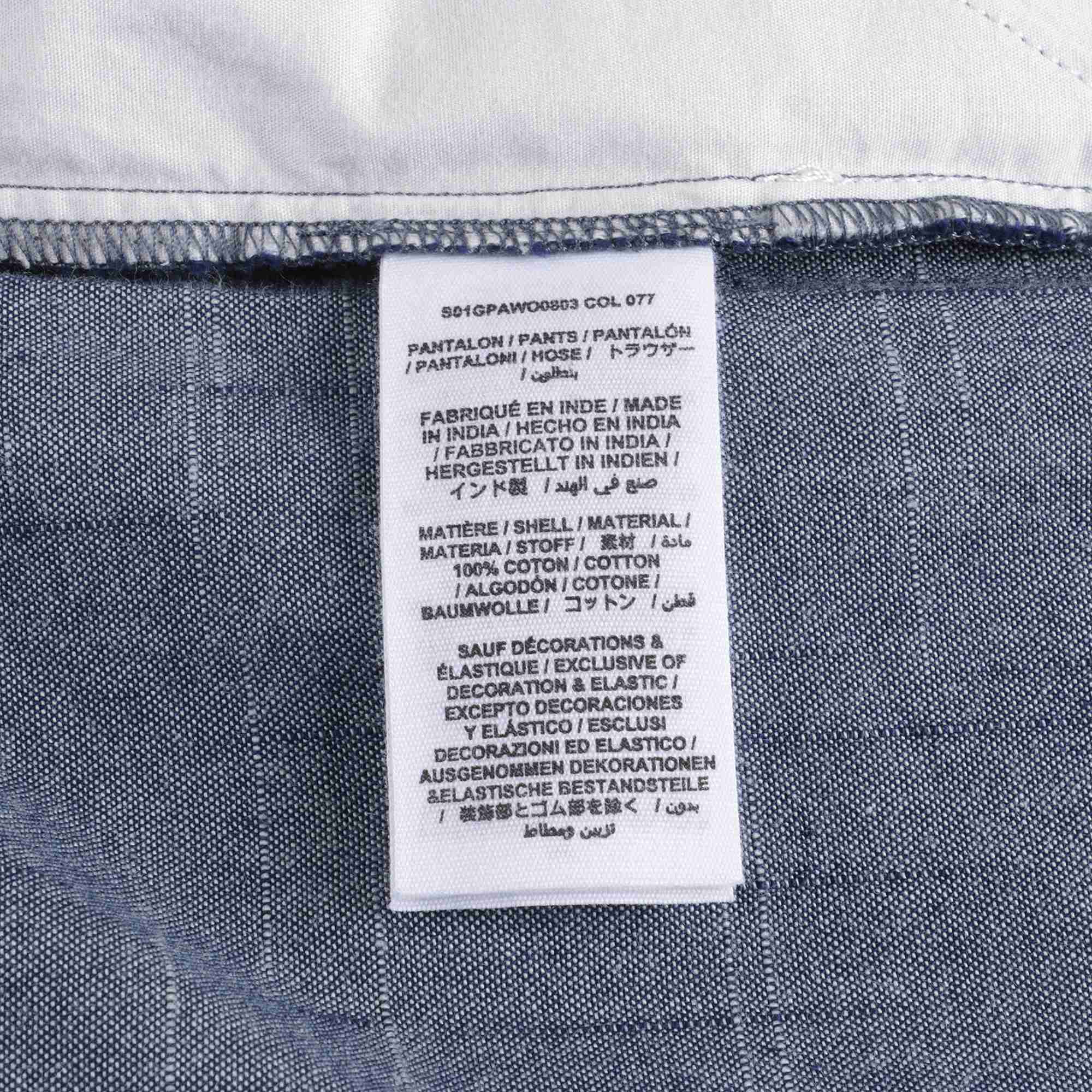 Girls Blue Cotton Trousers