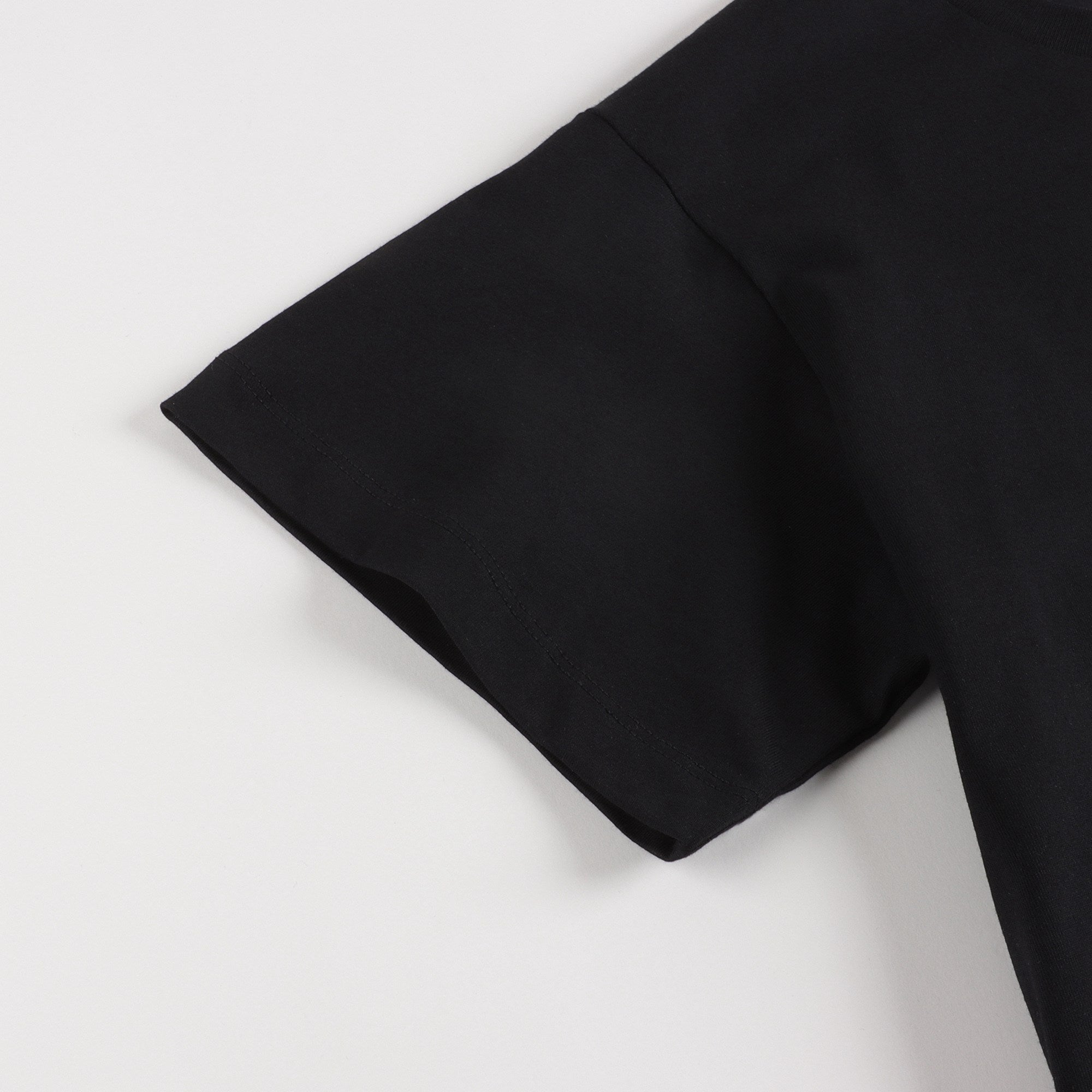 Girls Black Logo Cotton Dress