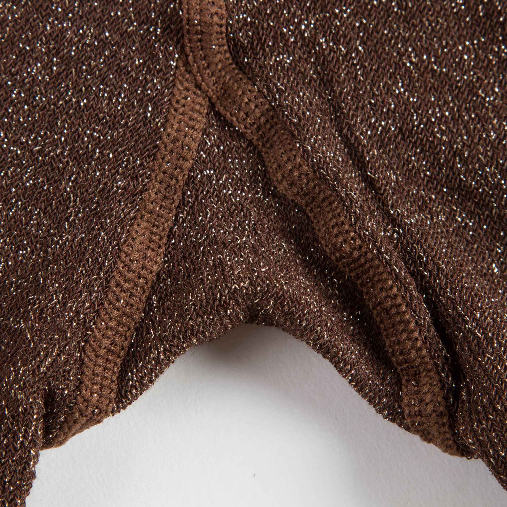 Girls Chocolate Glitter Cotton Tights