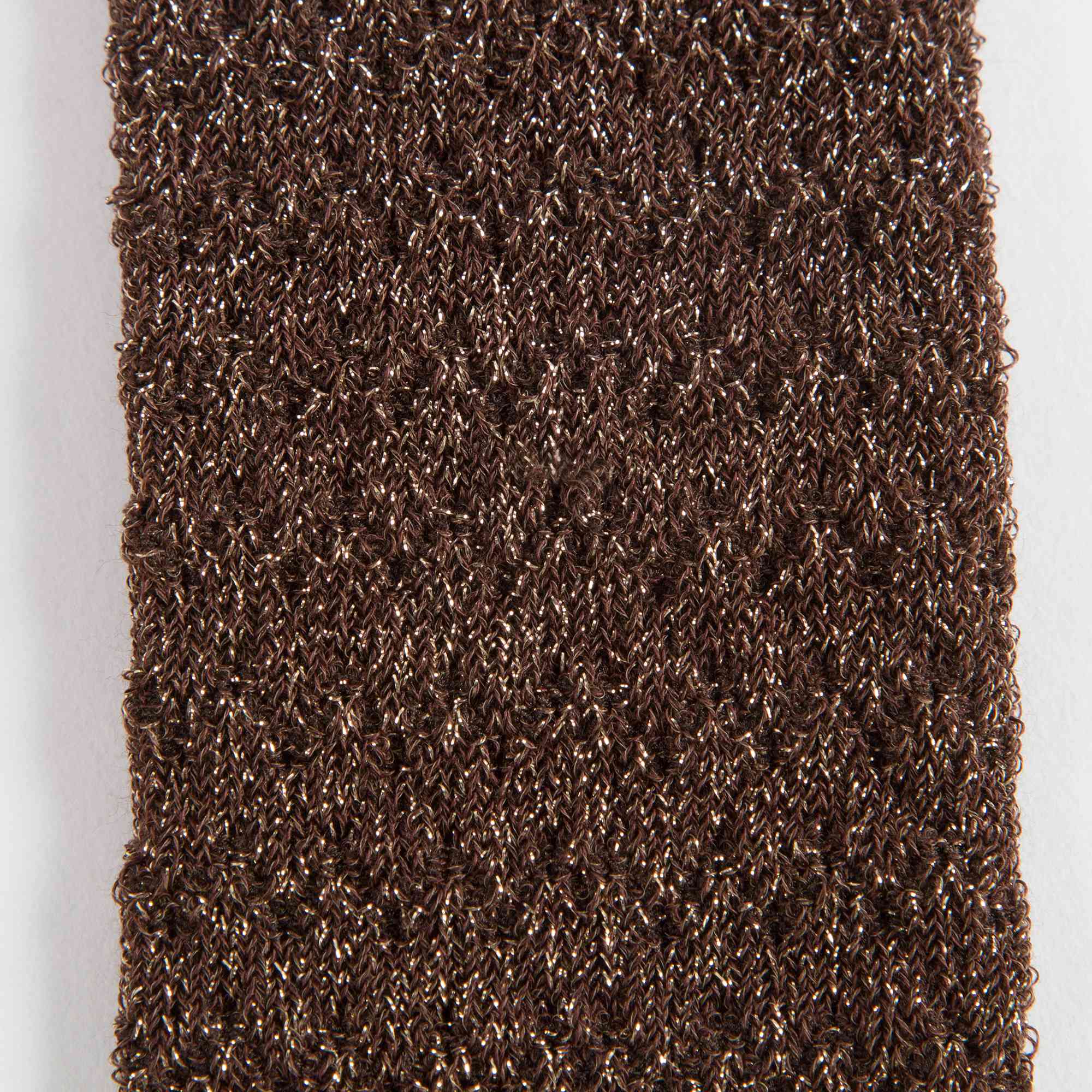 Girls Chocolate Glitter Cotton Tights