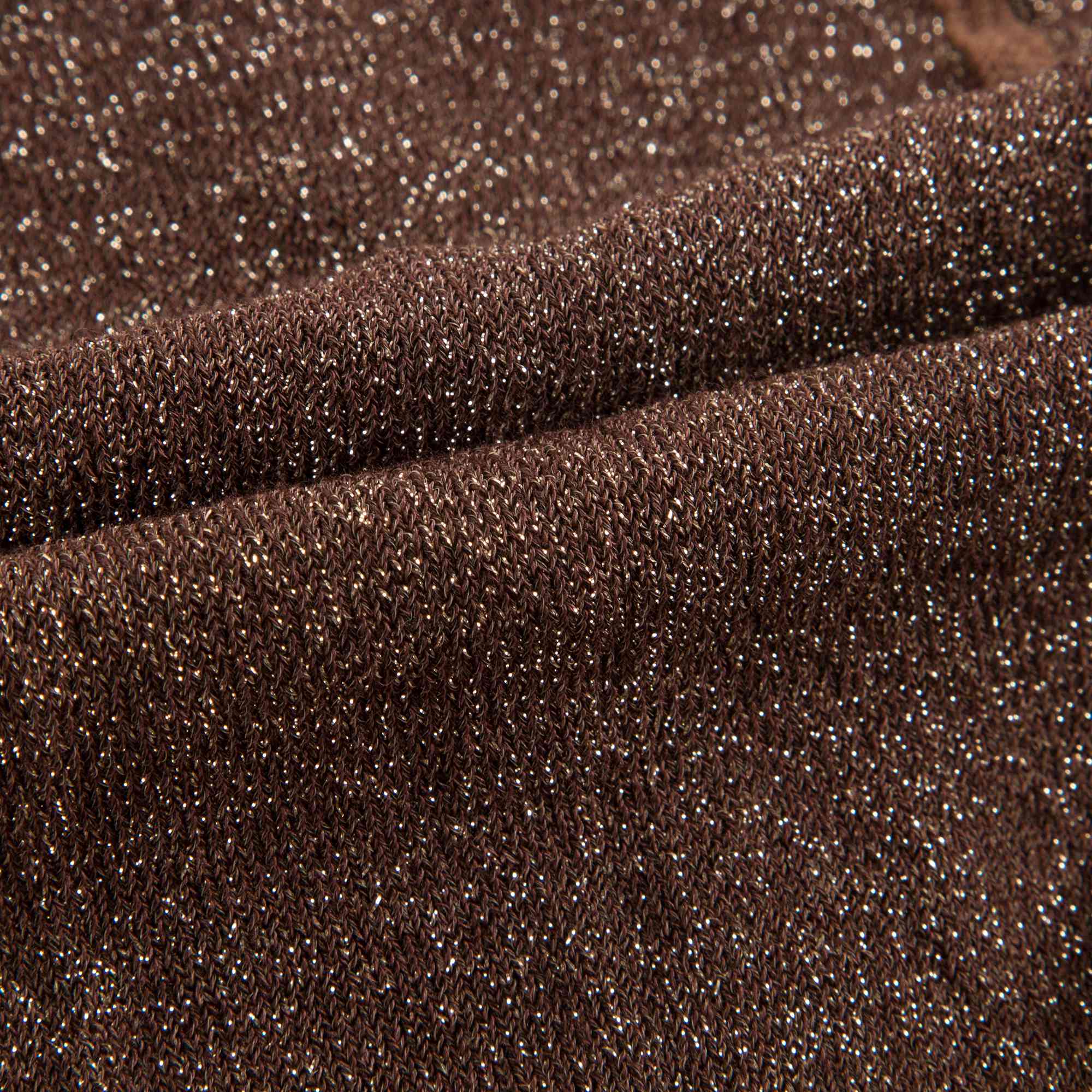Girls Chocolate Glitter Cotton Tights