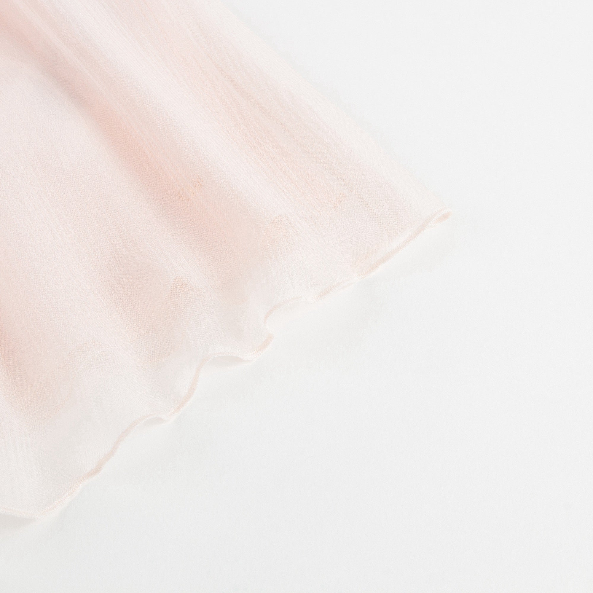 Girls Pink Silk Dress