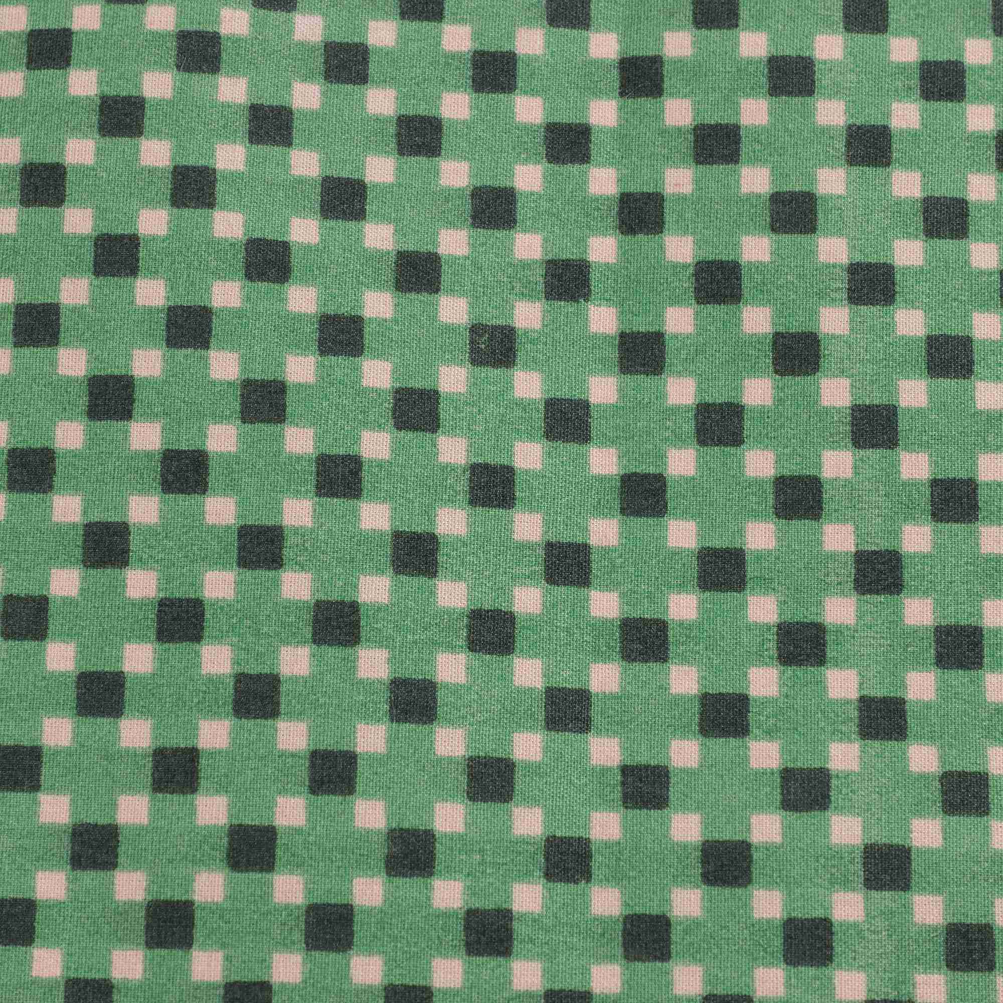 Girls Green Dots Cotton Scarf
