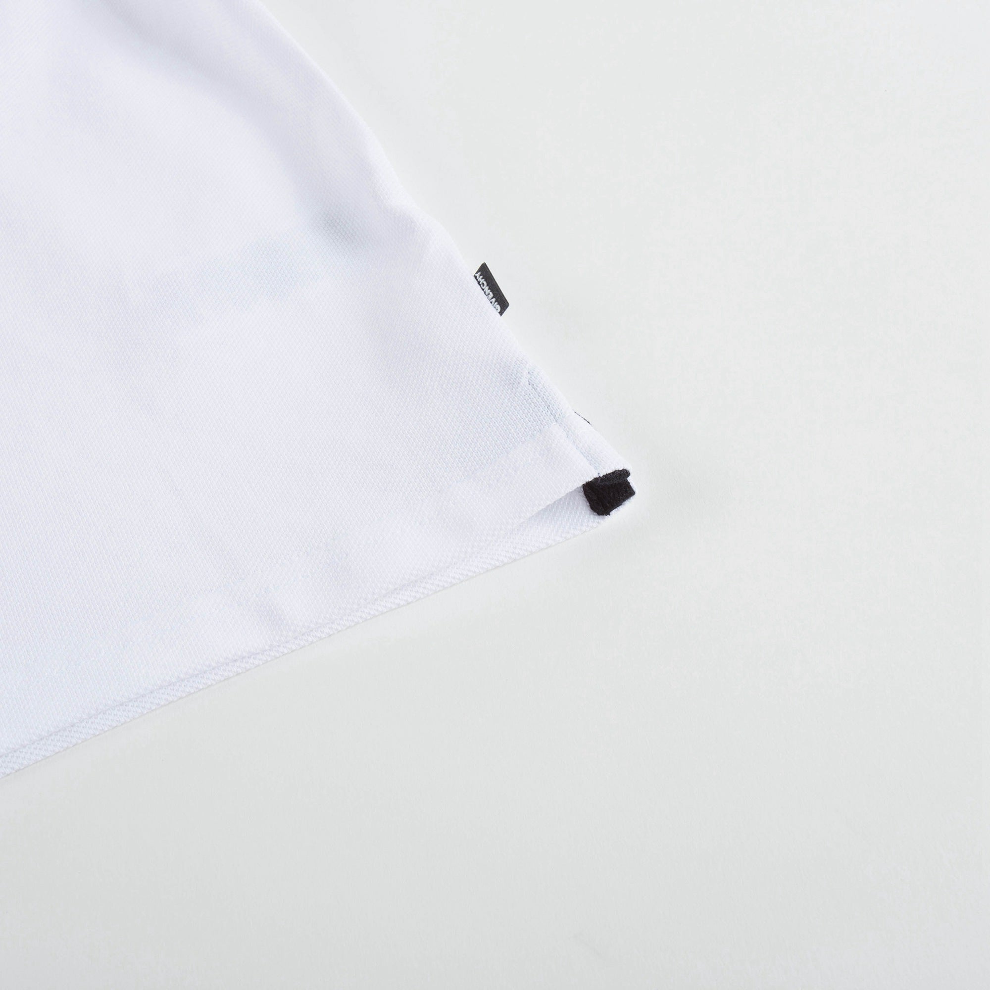 Boys White Viscose  Polo Shirt