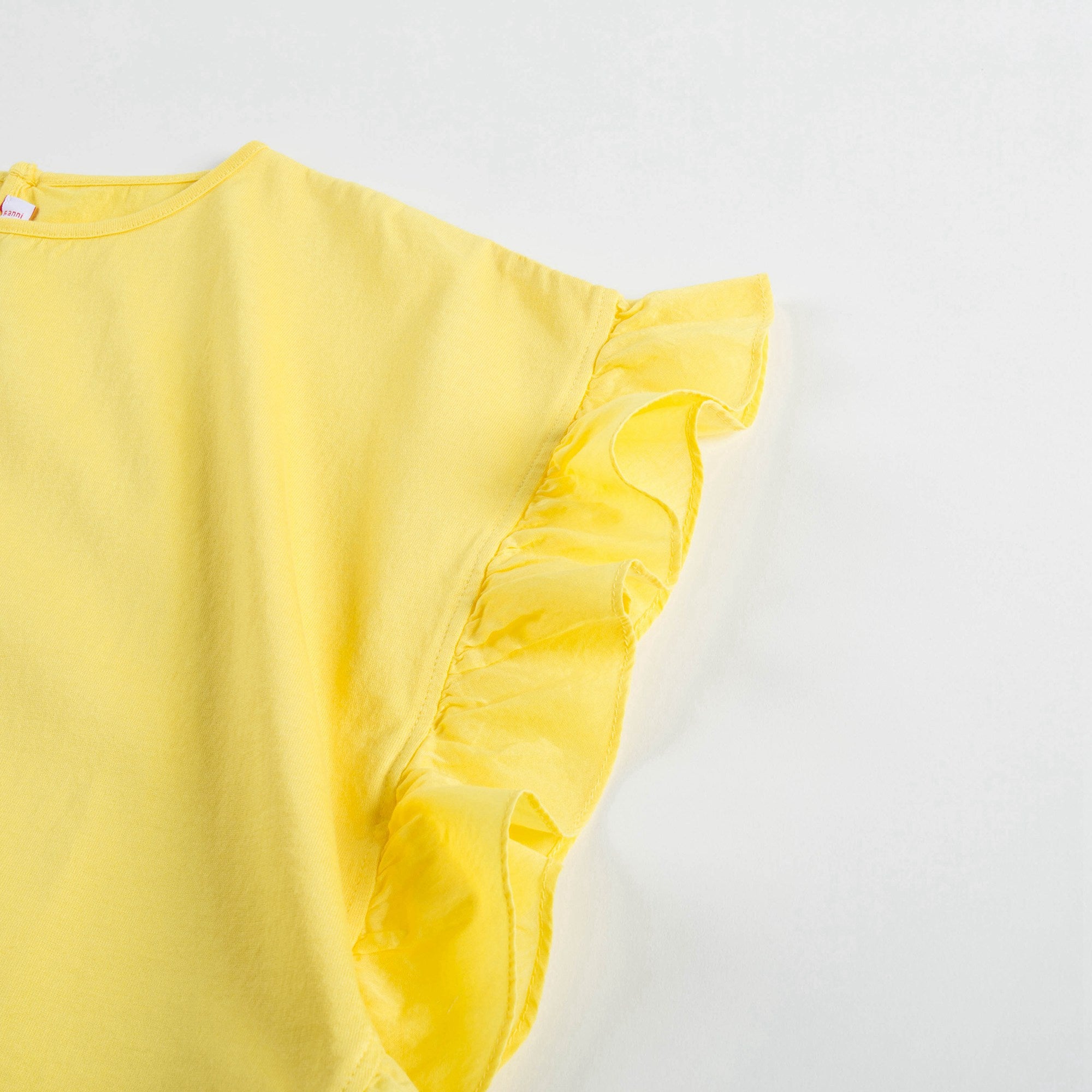 Girls Yellow Cotton Top