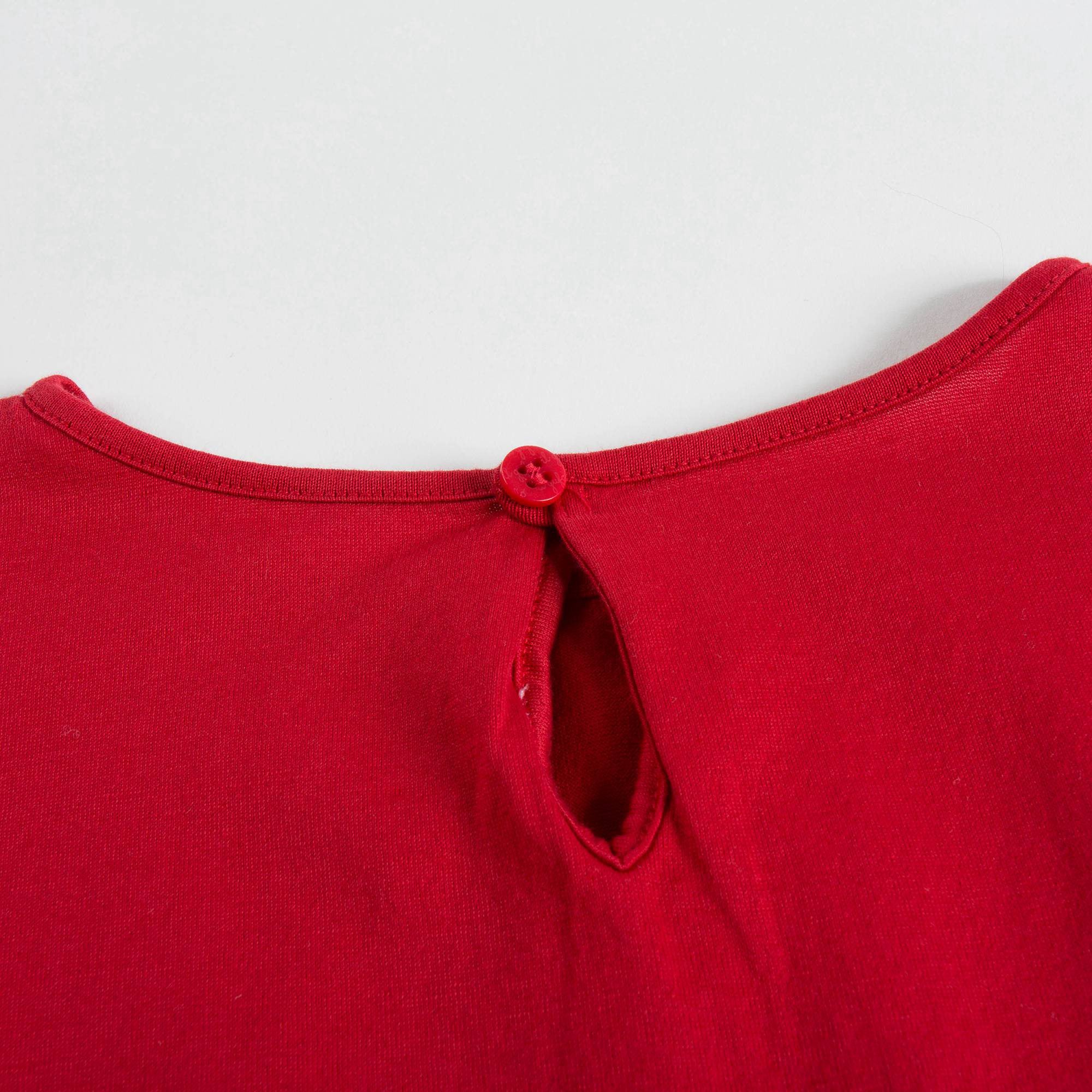 Girls Cherry Cotton Top