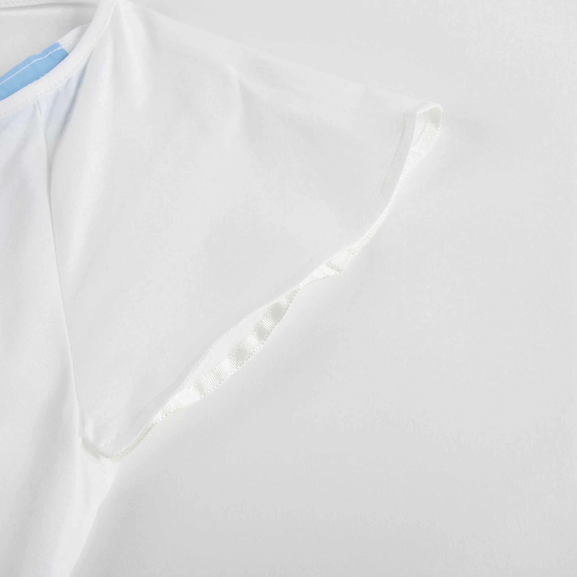 Girls White Cotton T-shirt