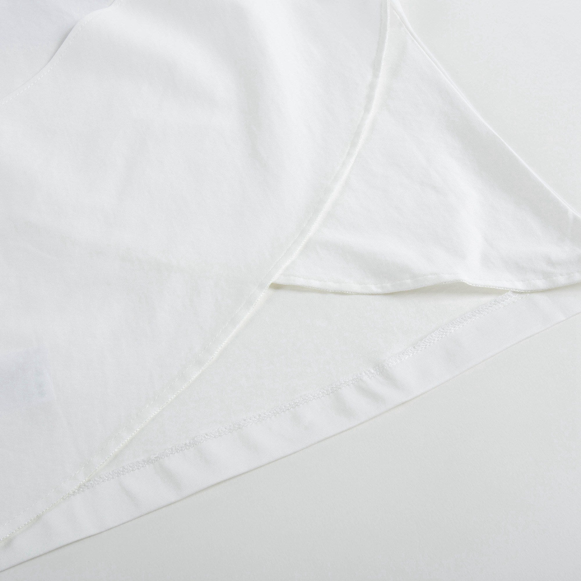 Girls White Cotton T-shirt