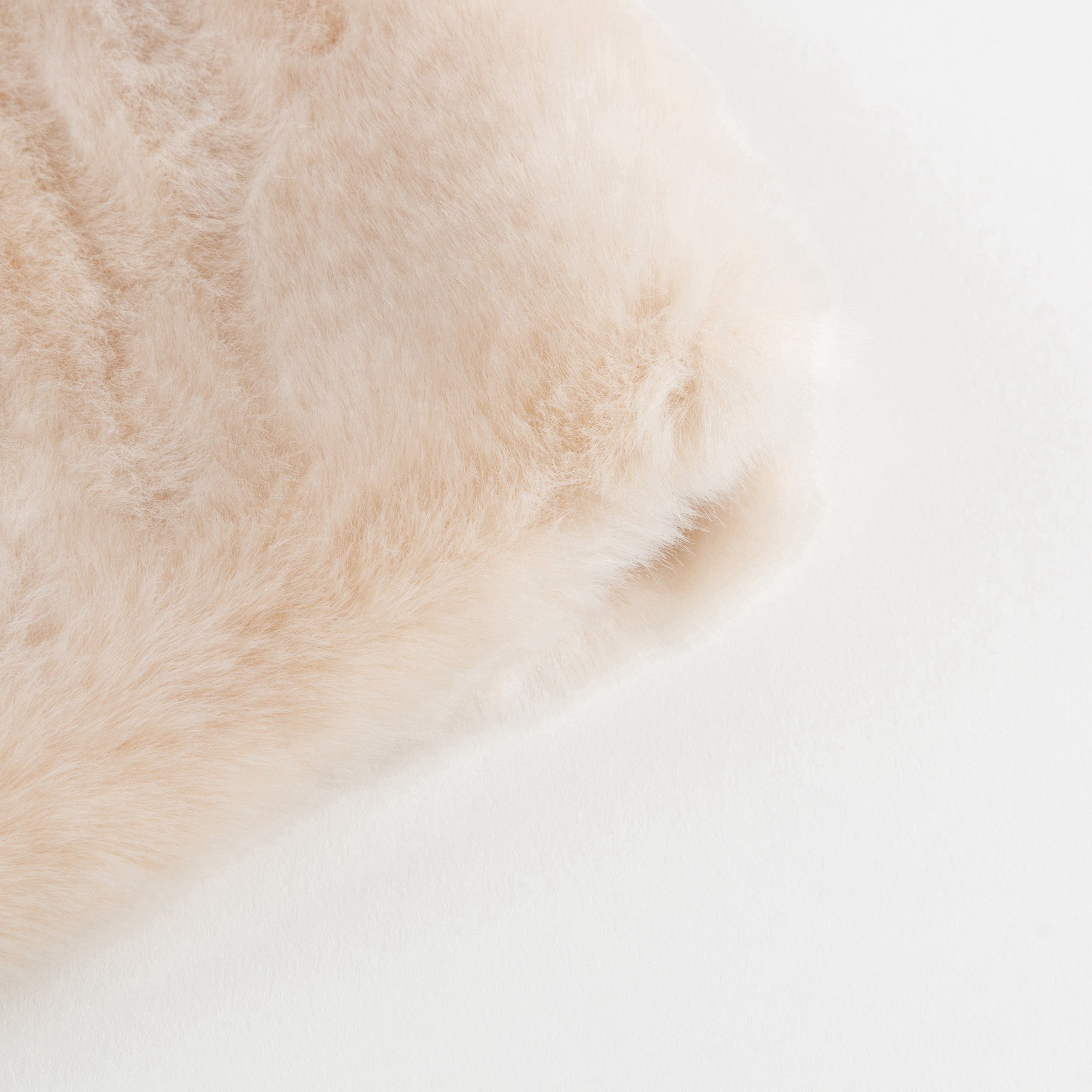 Baby Girls Beige Fur Gilet
