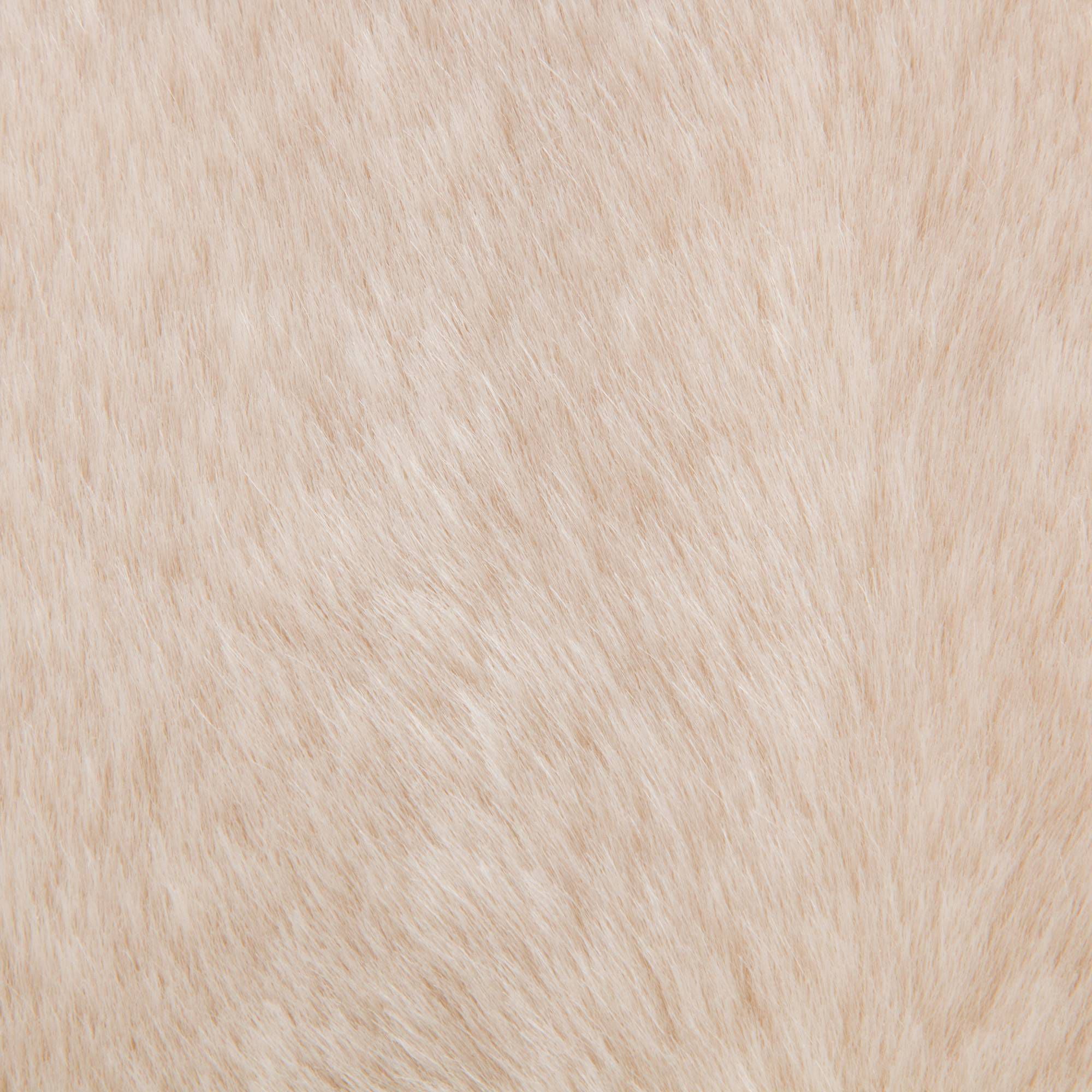 Baby Girls Beige Fur Gilet