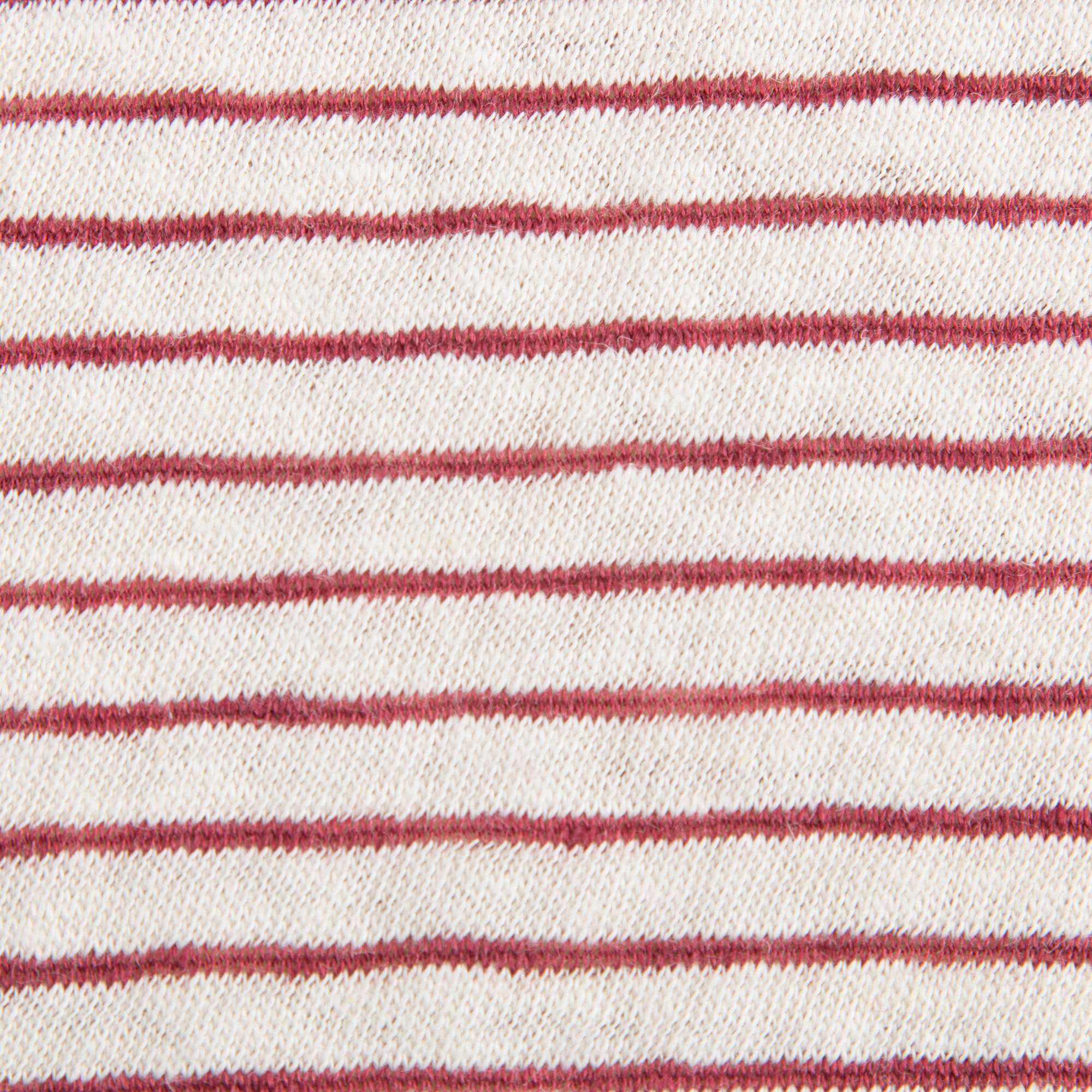 Girls Dark Red Striped Vest